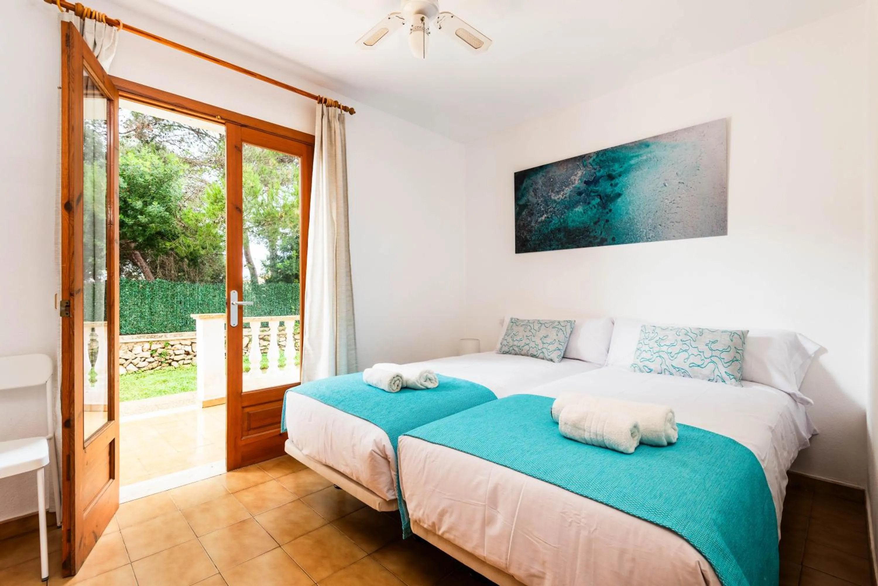 Bed in Apartamentos Mar Blanca by Mauter Villas