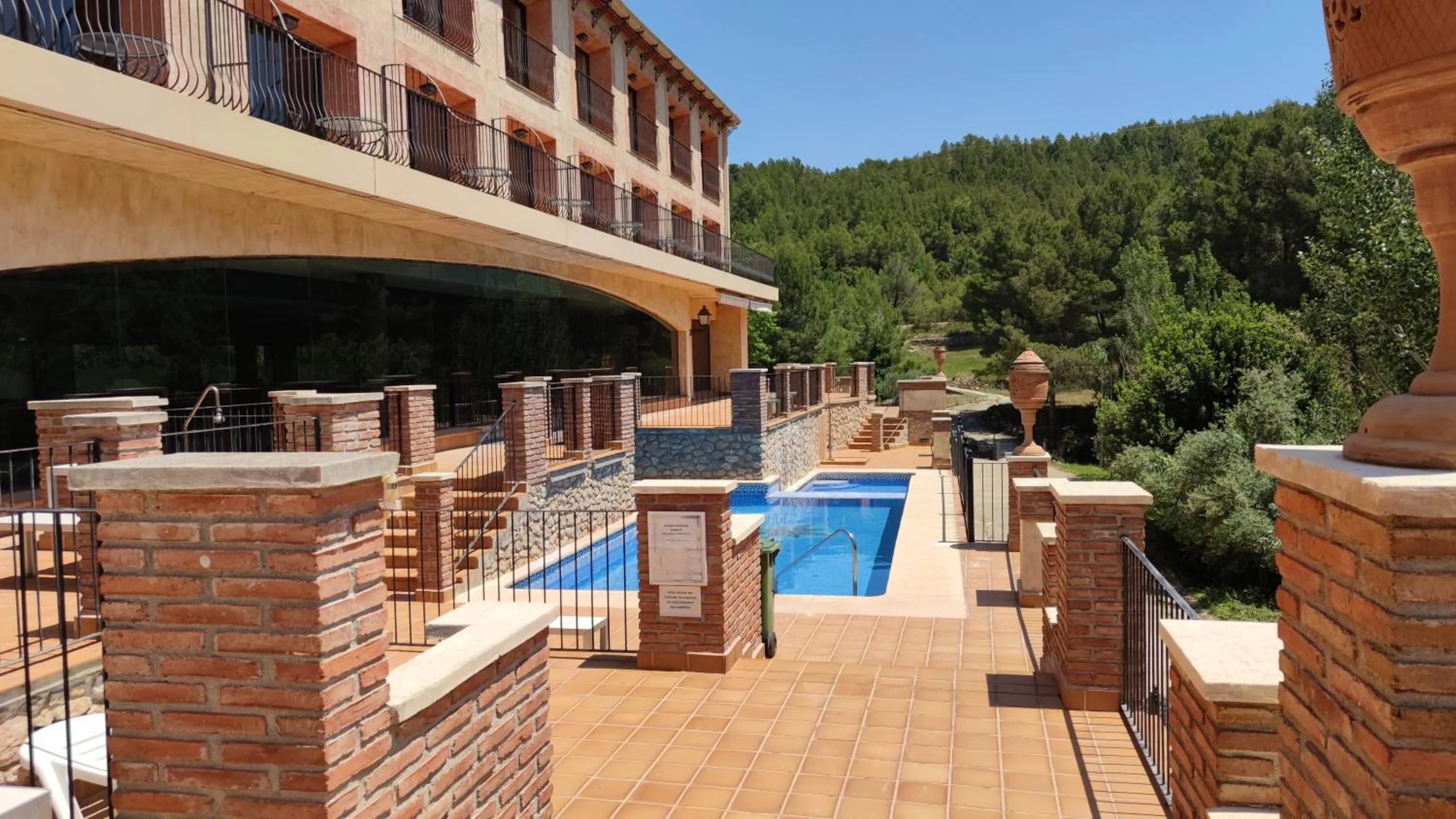 Property building in La Figuerola Hotel & Restaurant