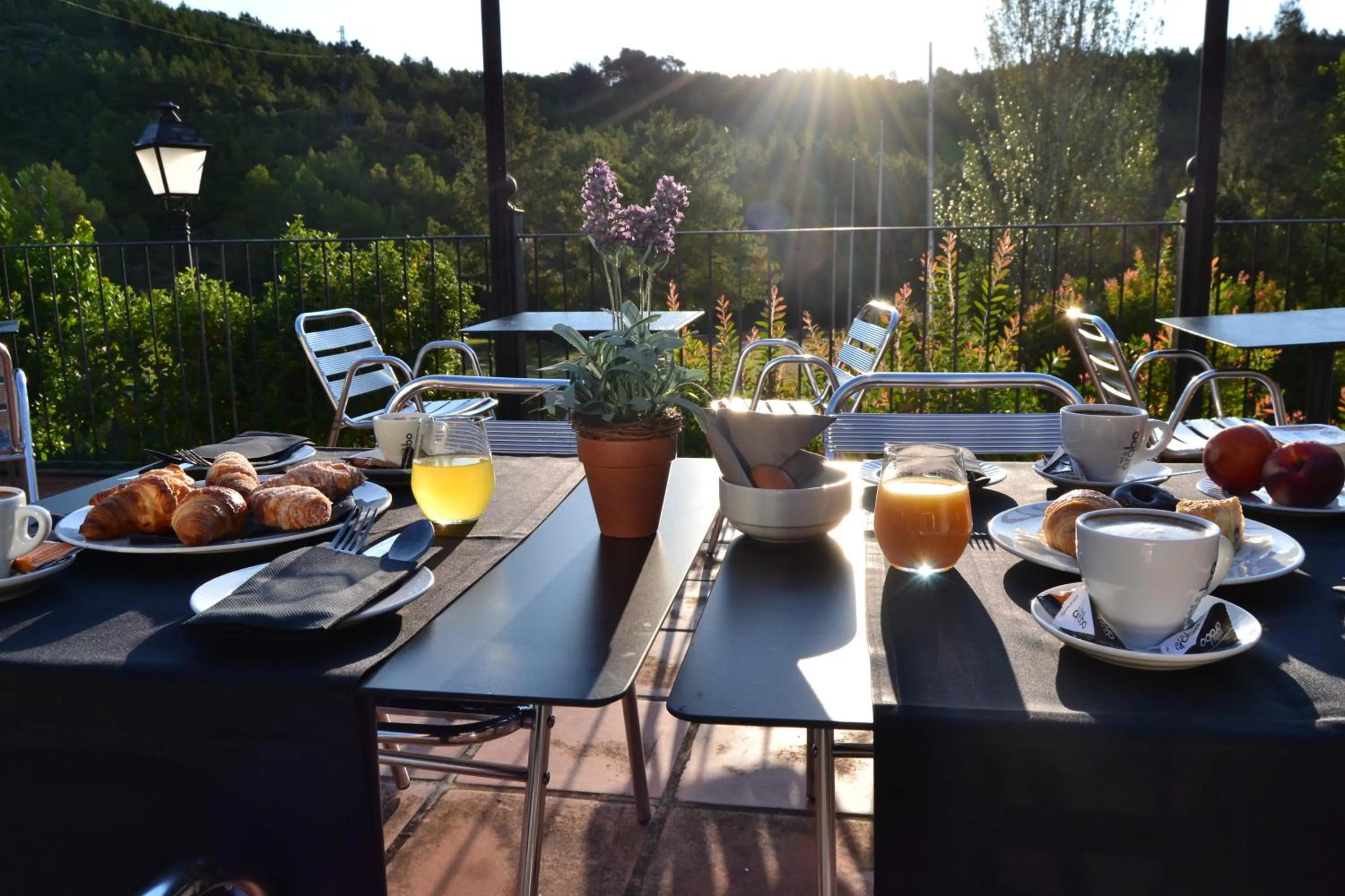 Buffet breakfast in La Figuerola Hotel & Restaurant