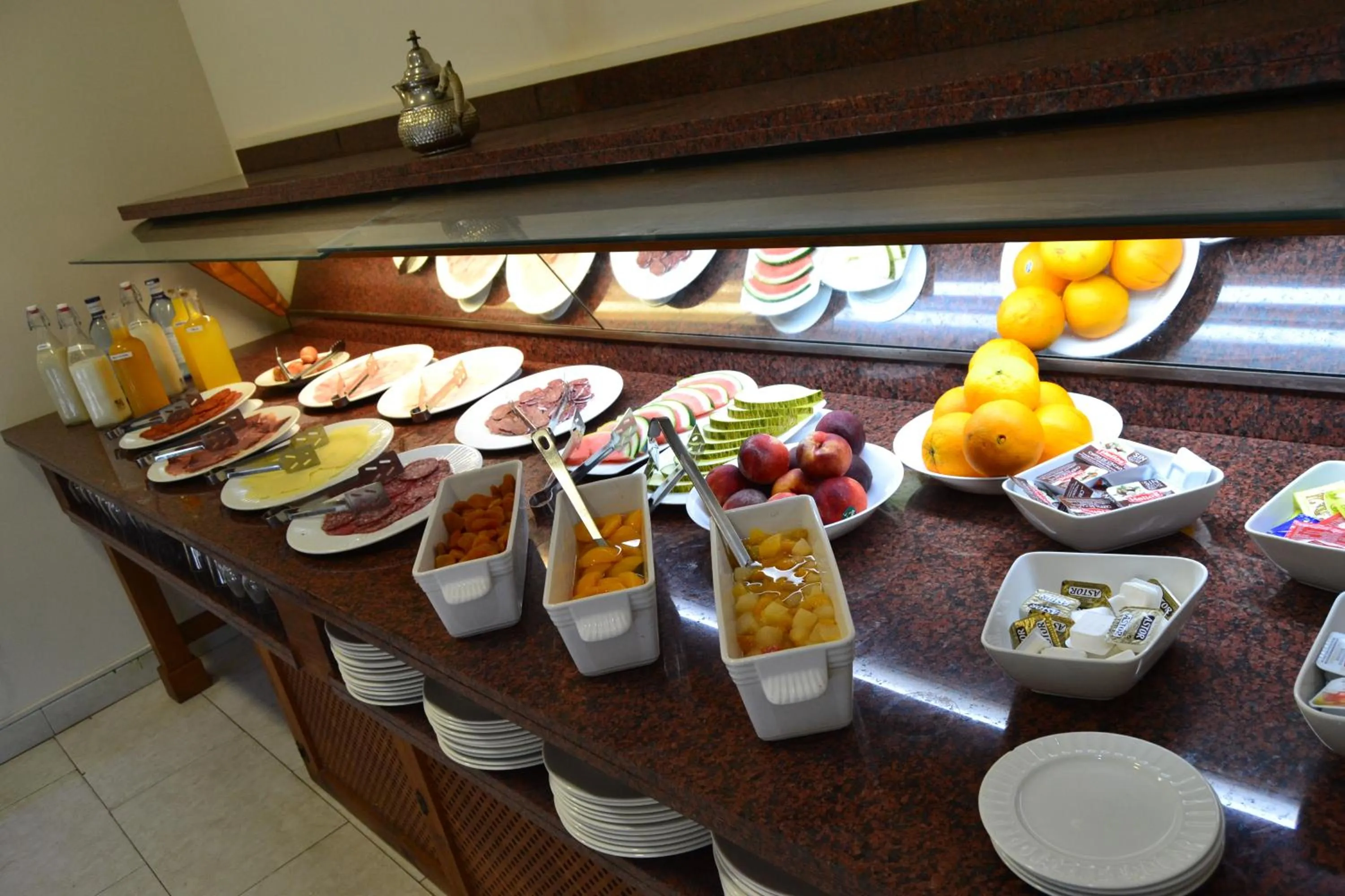 Buffet breakfast in La Figuerola Hotel & Restaurant