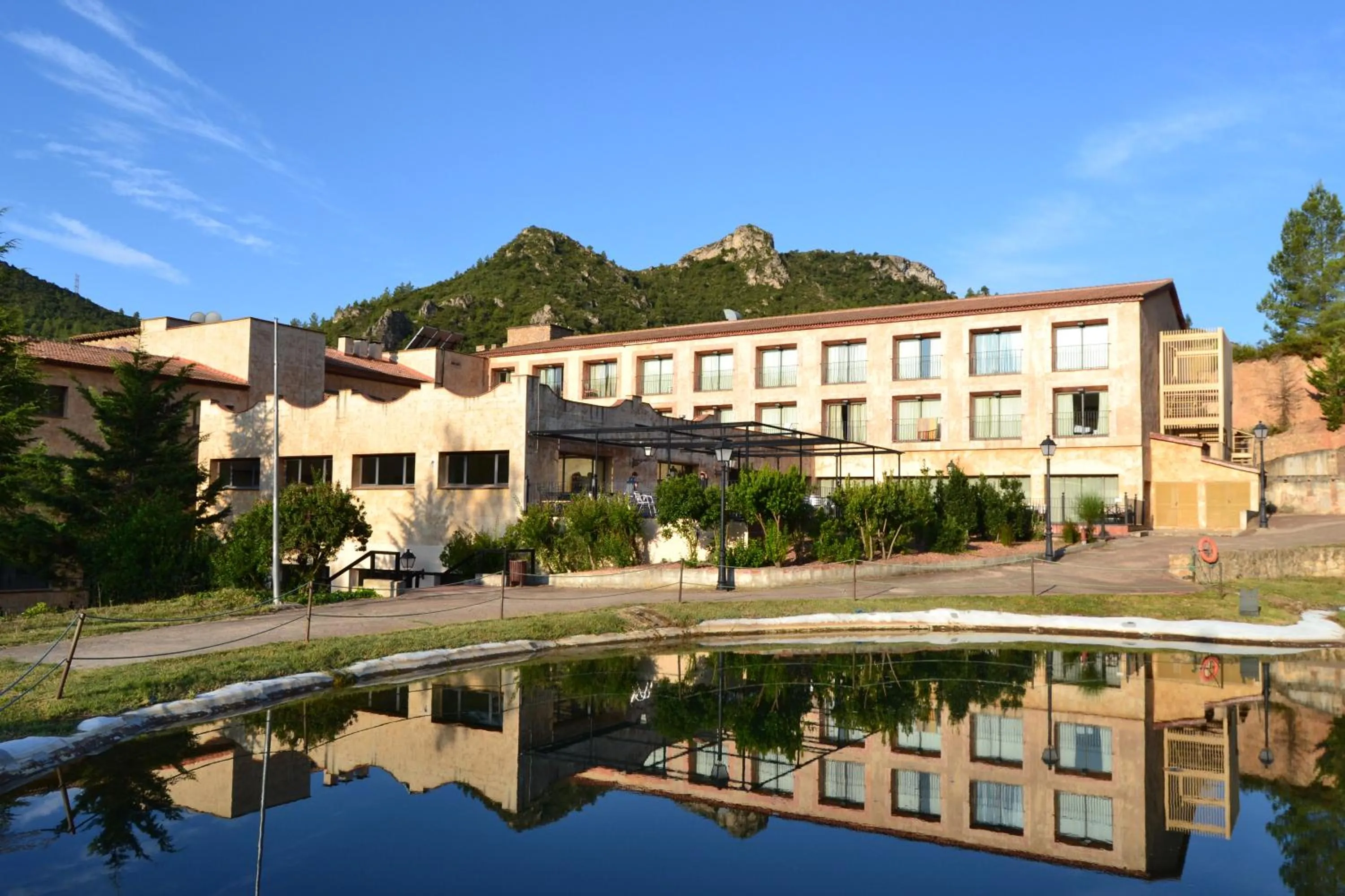 Property building in La Figuerola Hotel & Restaurant