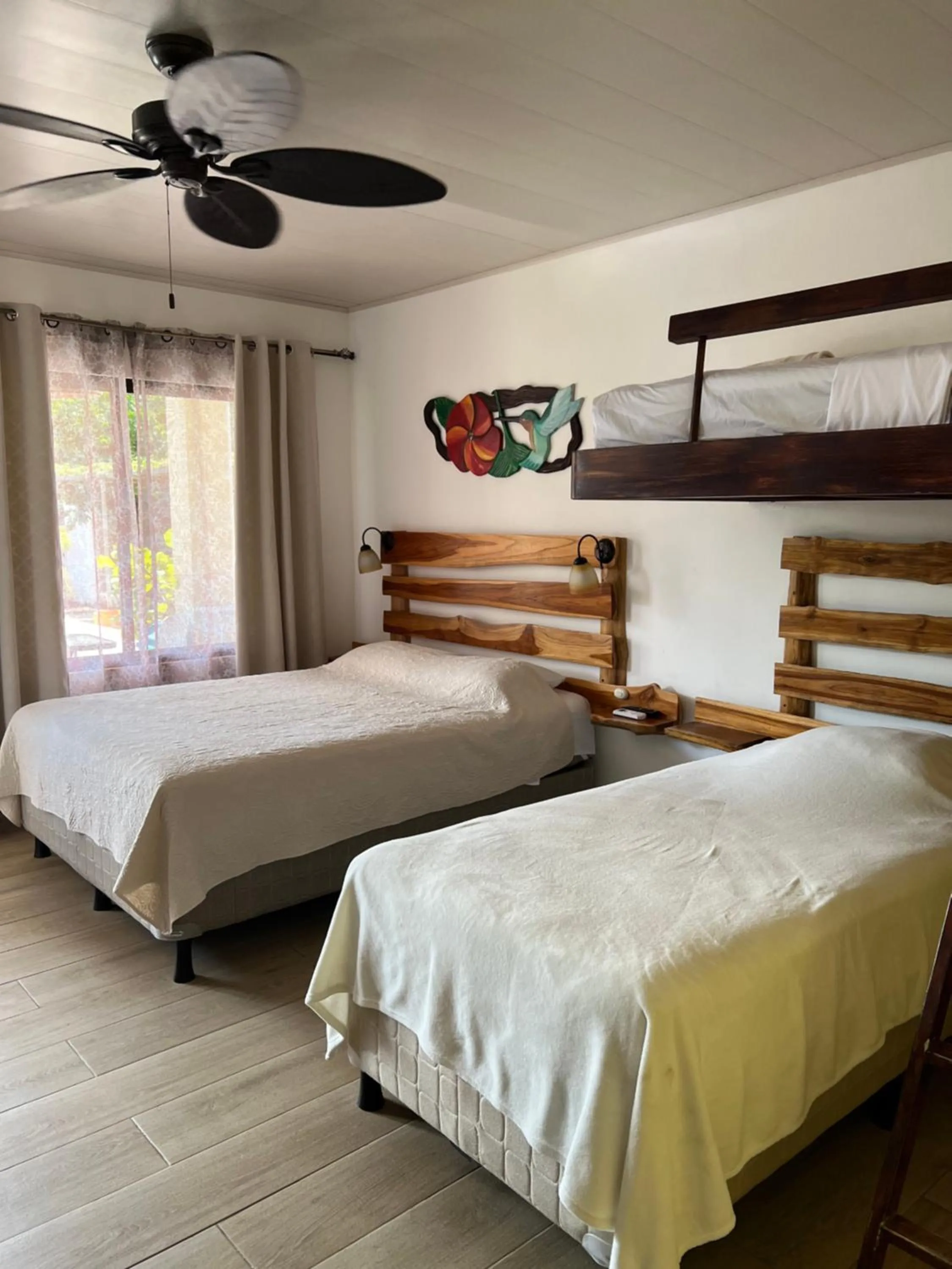 Bedroom, Bed in Cabinas El Colibri, Apart Hotel