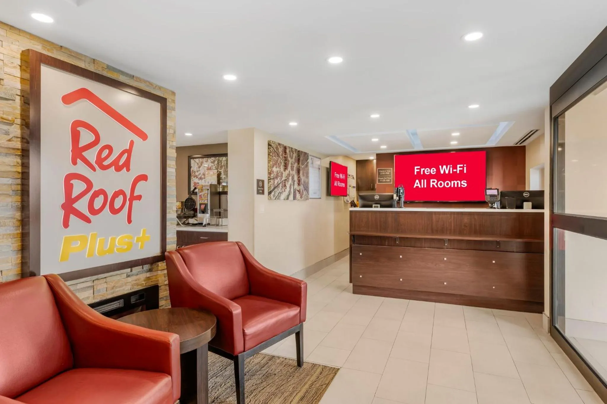 Lobby or reception in Red Roof Inn Bourbonnais