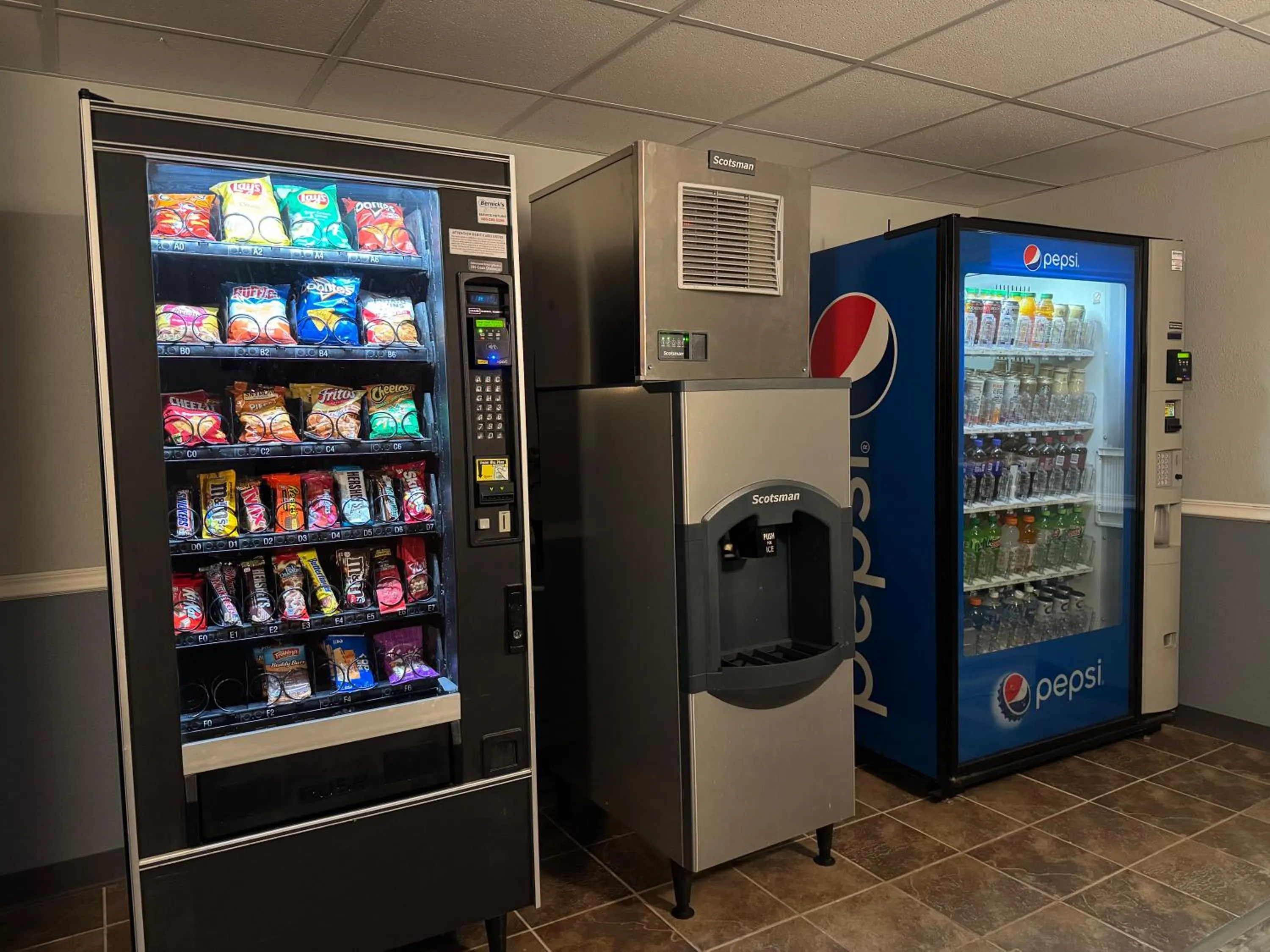 vending machine in AmericInn by Wyndham Rice Lake
