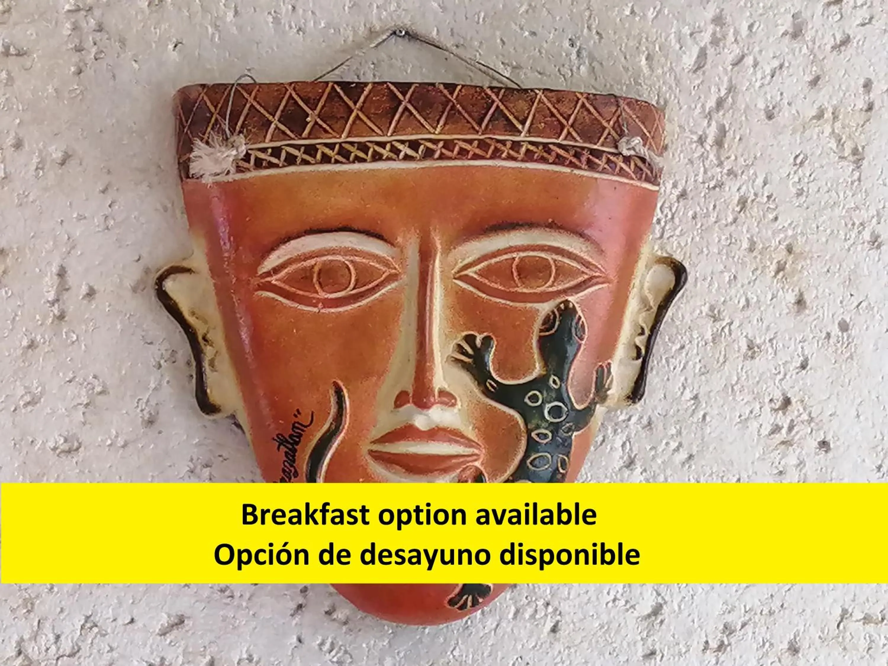 Text overlay in Casa Dahlia 2