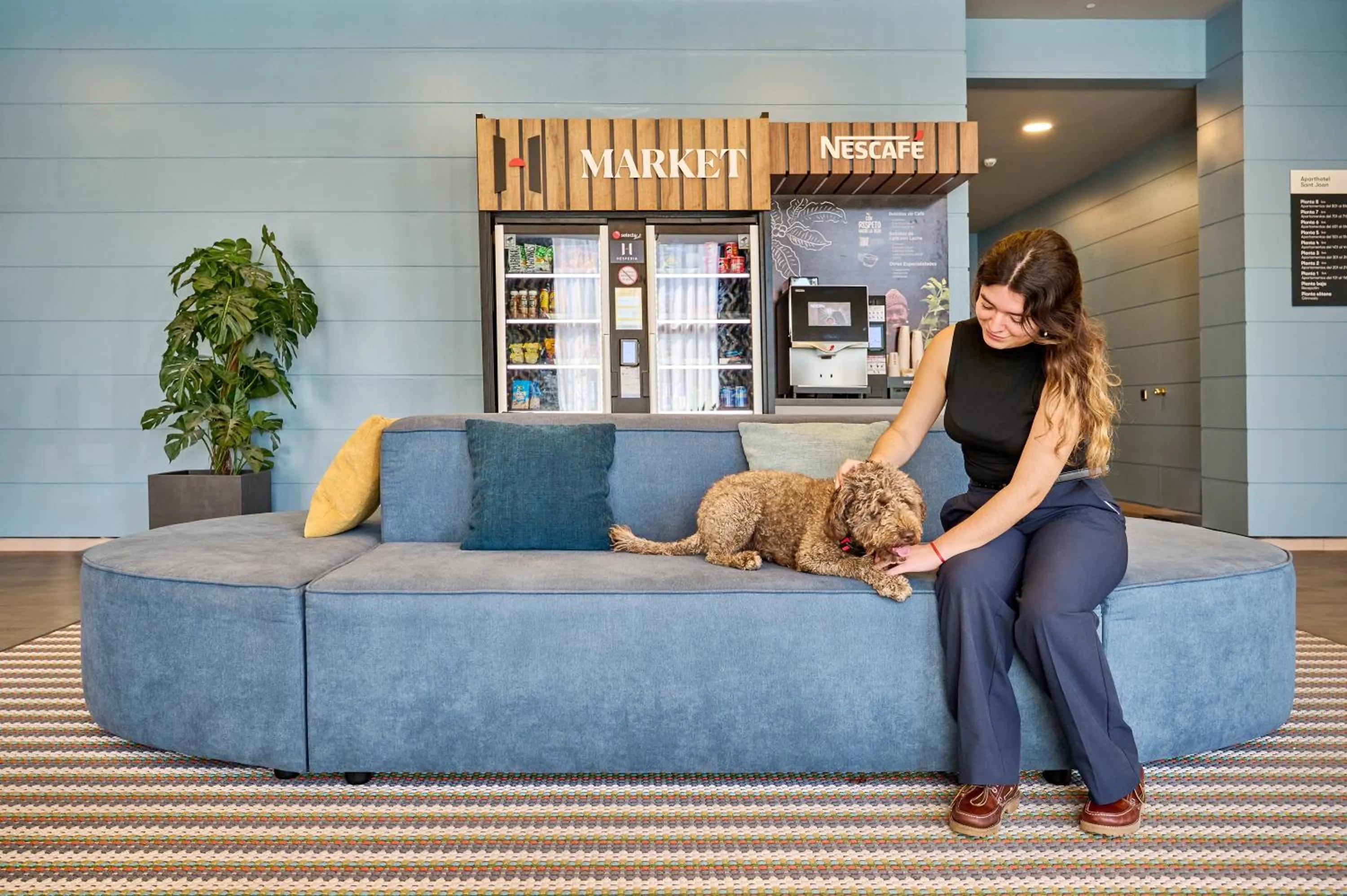 Lobby or reception in Hesperia Sant Joan