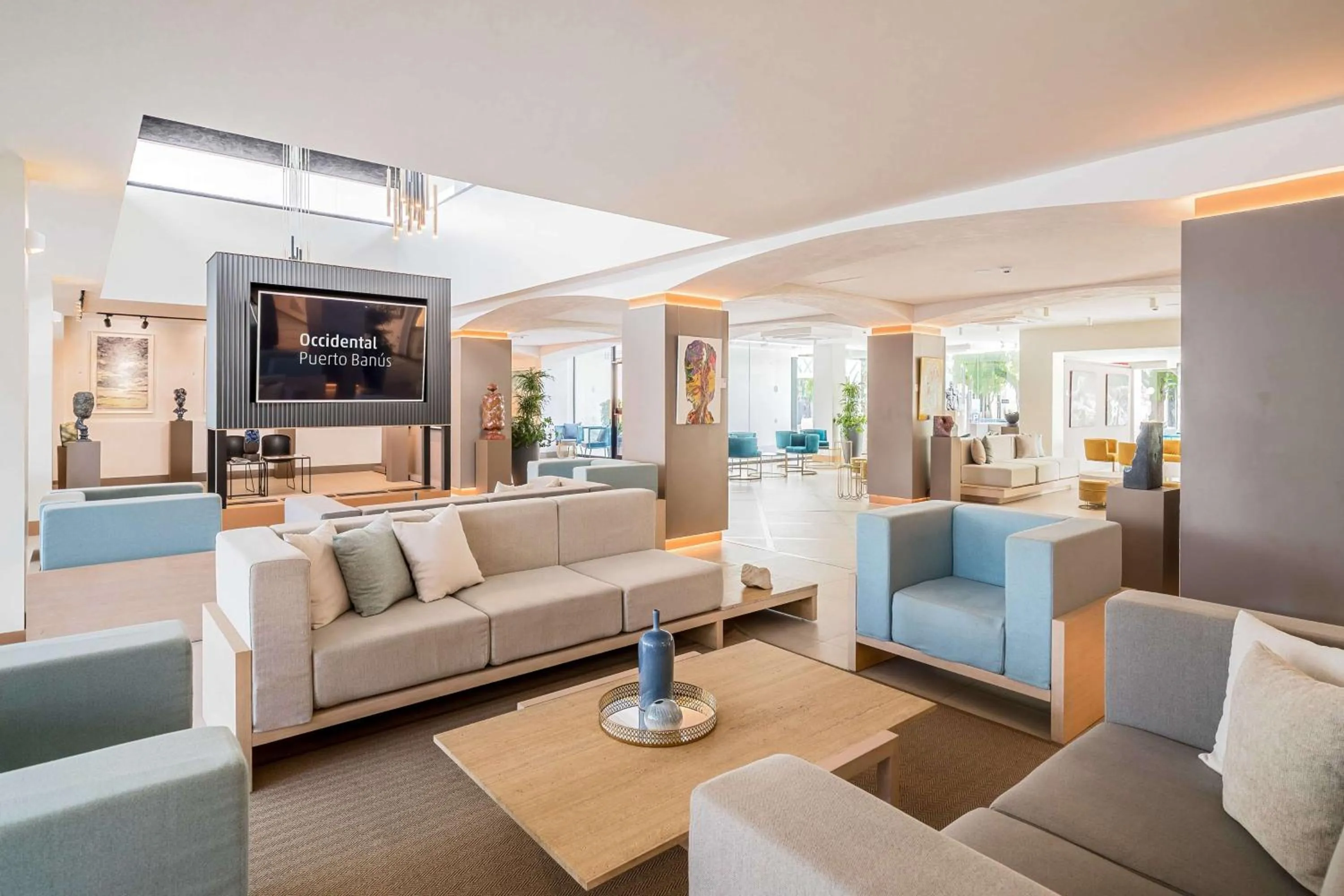 Lobby or reception in Occidental Puerto Banús