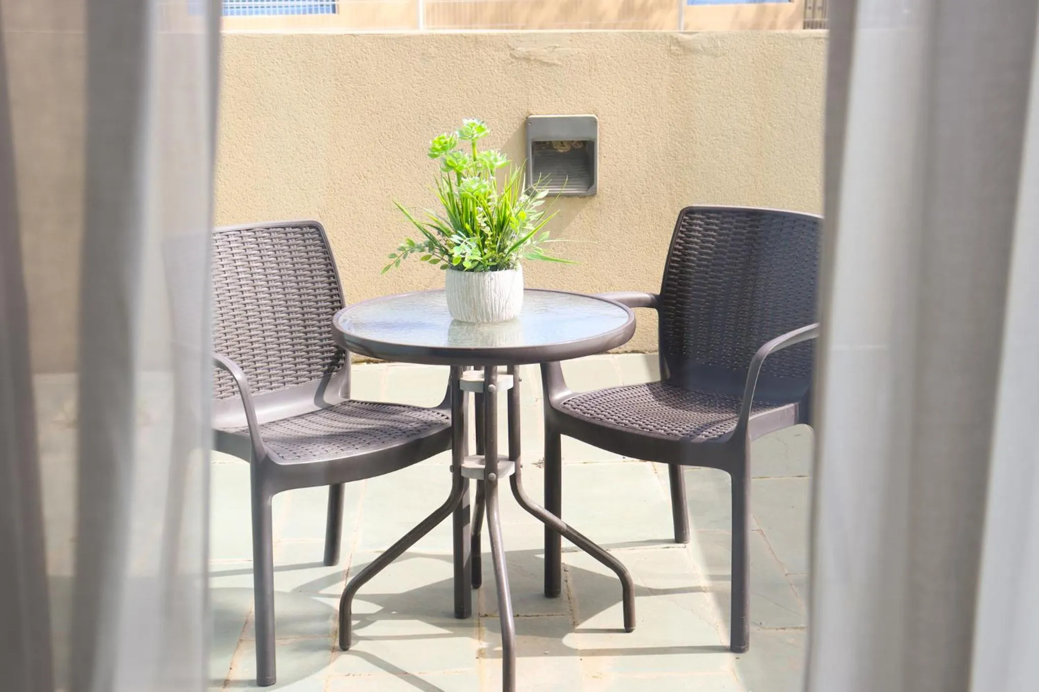 Balcony/Terrace in Eurohotel Barcelona Granvia Fira