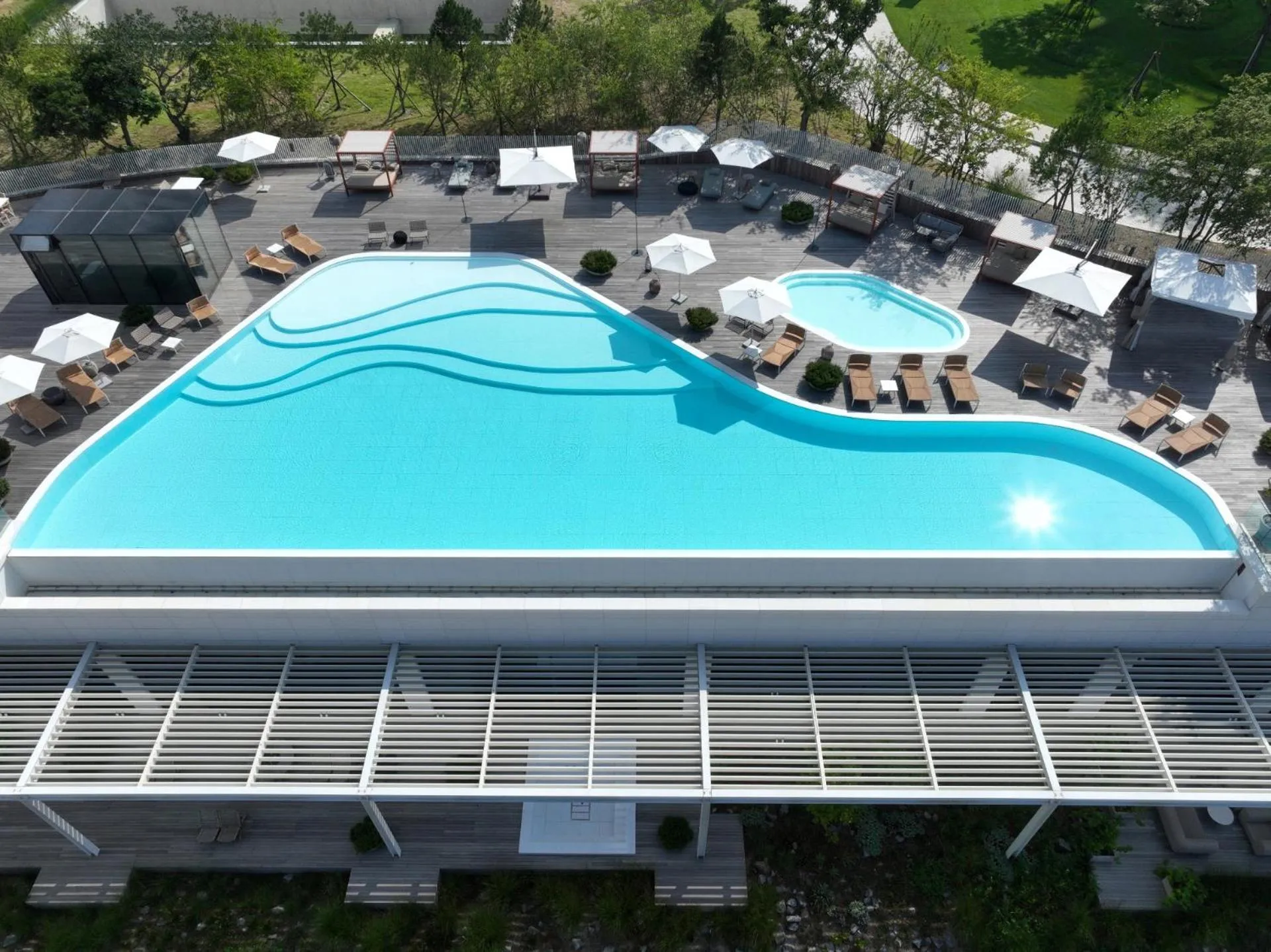 Pool view in The Heaven Resort