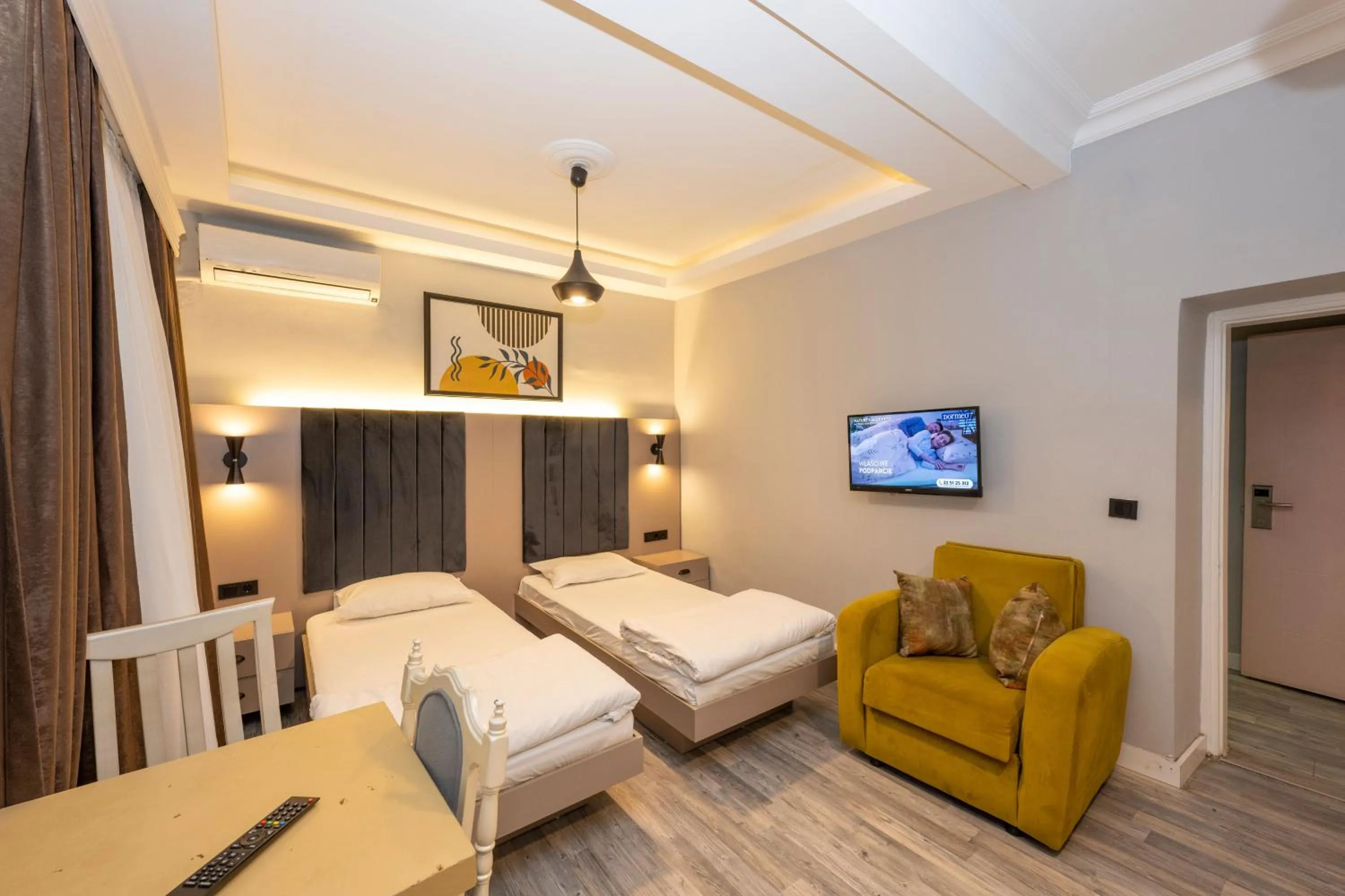 Bed in Cirrus Suites