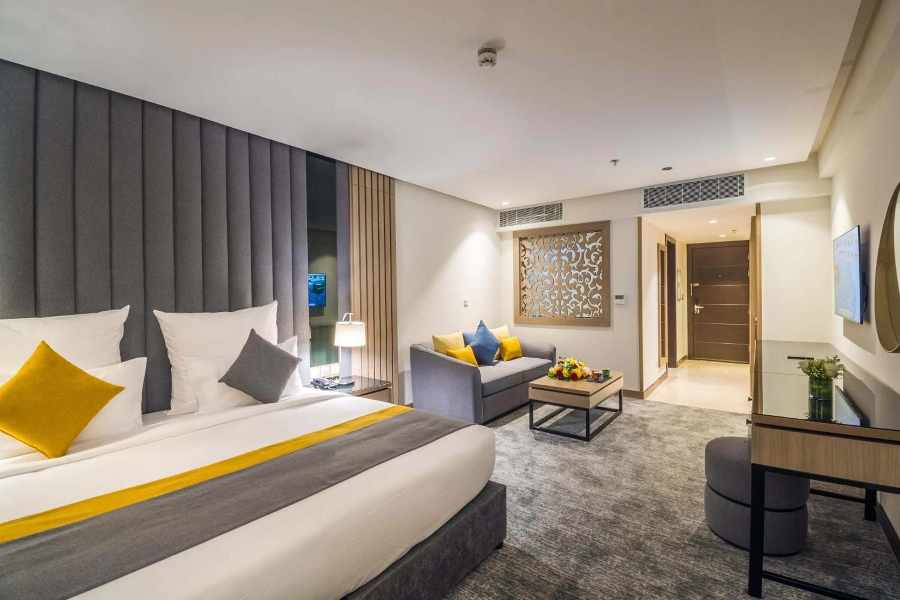 Photo of the whole room, Bed in Erfad Hotel - Riyadh