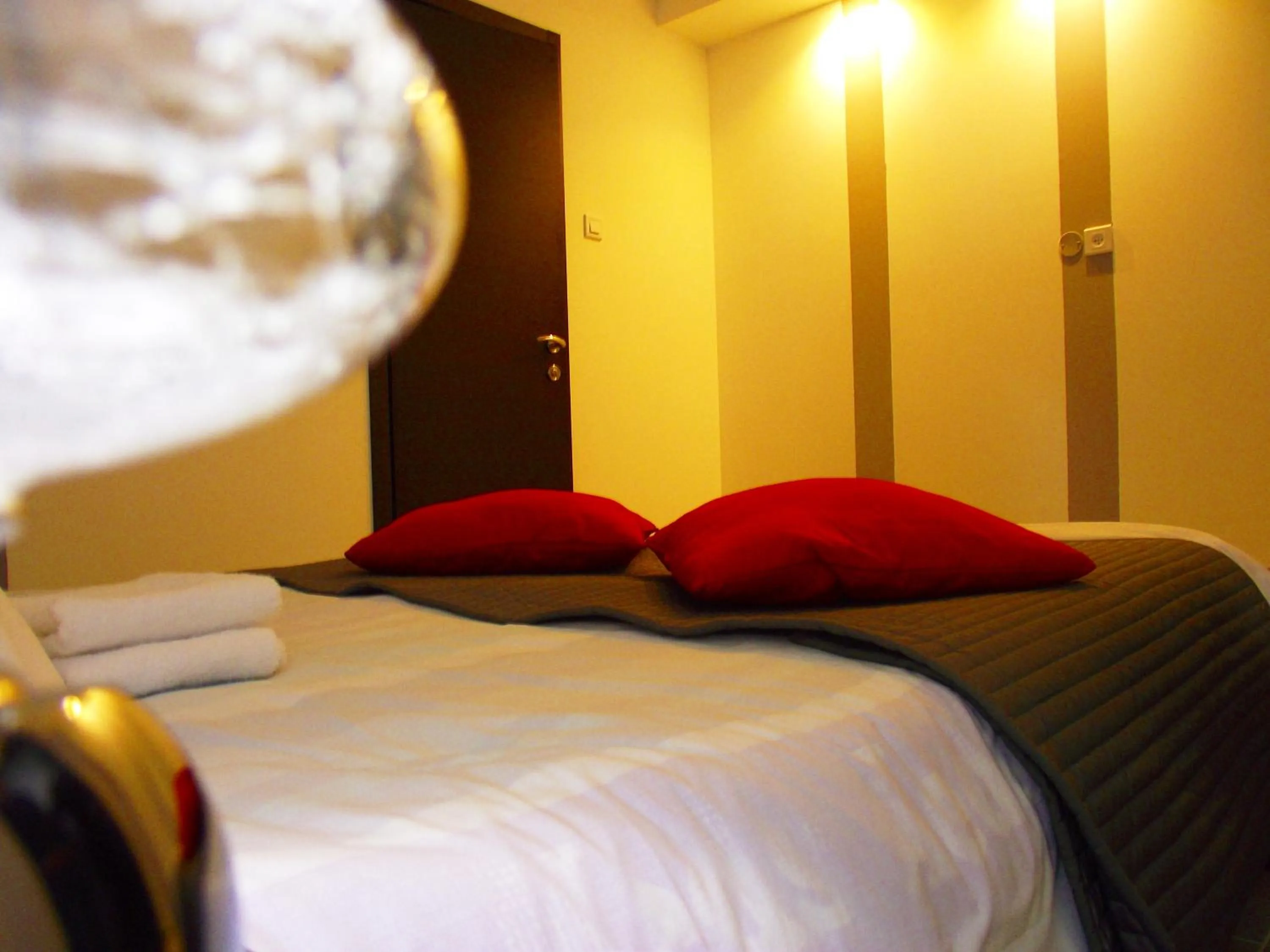 Bedroom, Bed in City Apartments