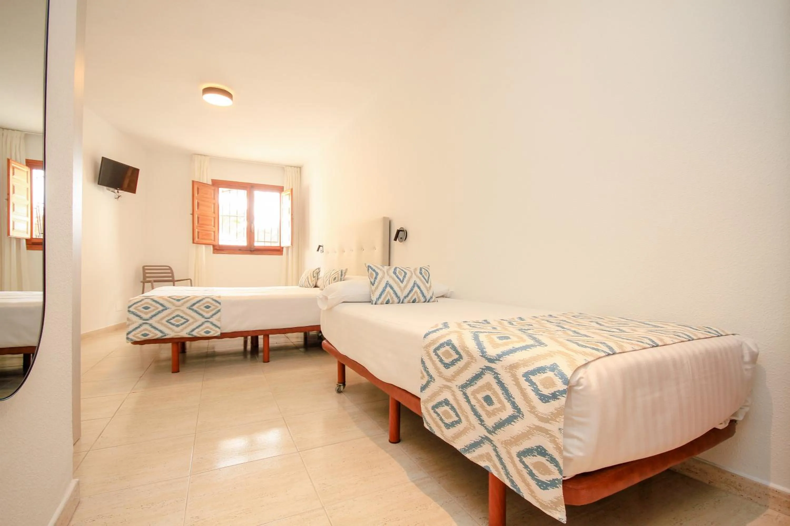 Decorative detail, Bed in Hostal San Juan