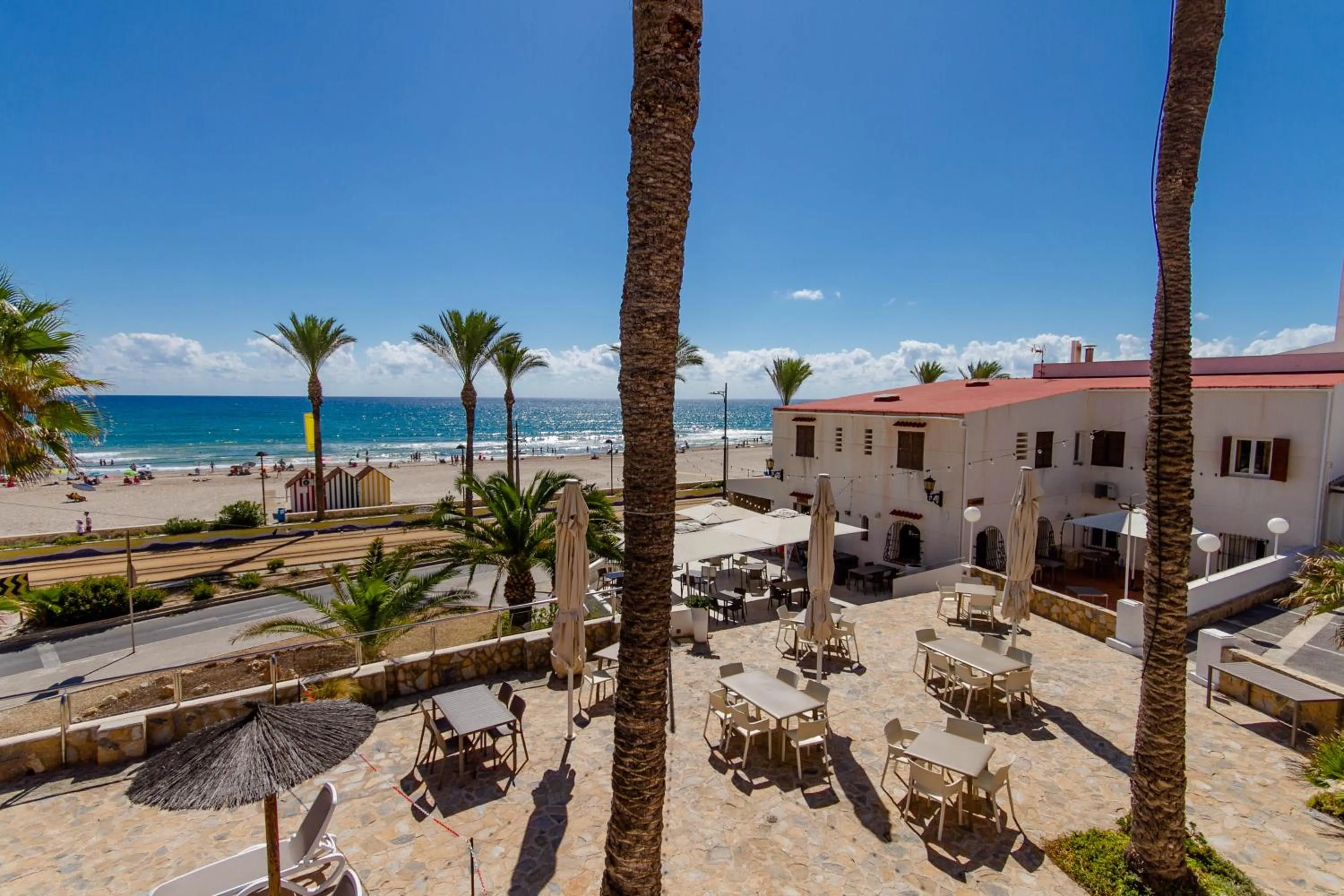 Swimming pool in Hostal San Juan