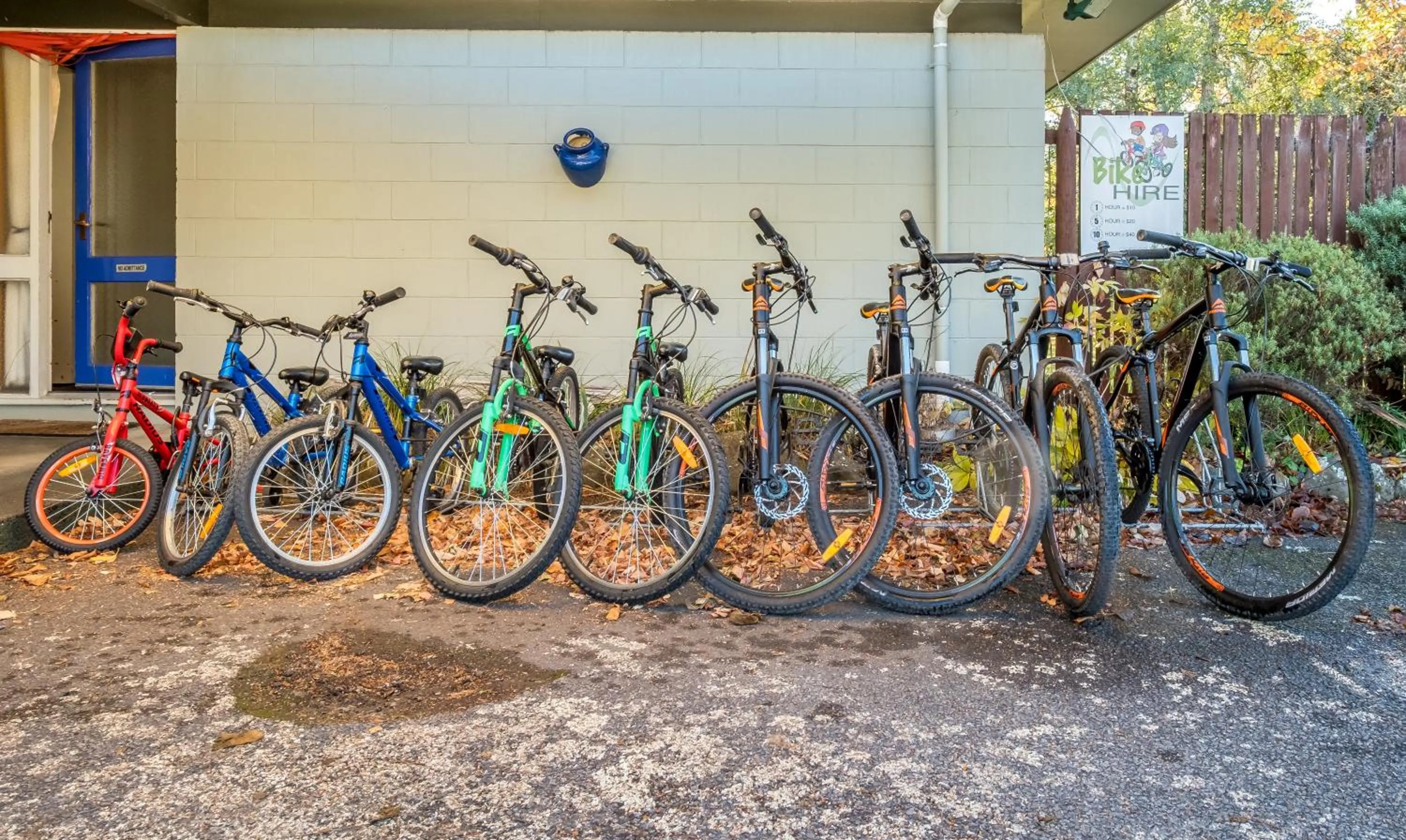 Cycling in Alpine Adventure Holiday Park