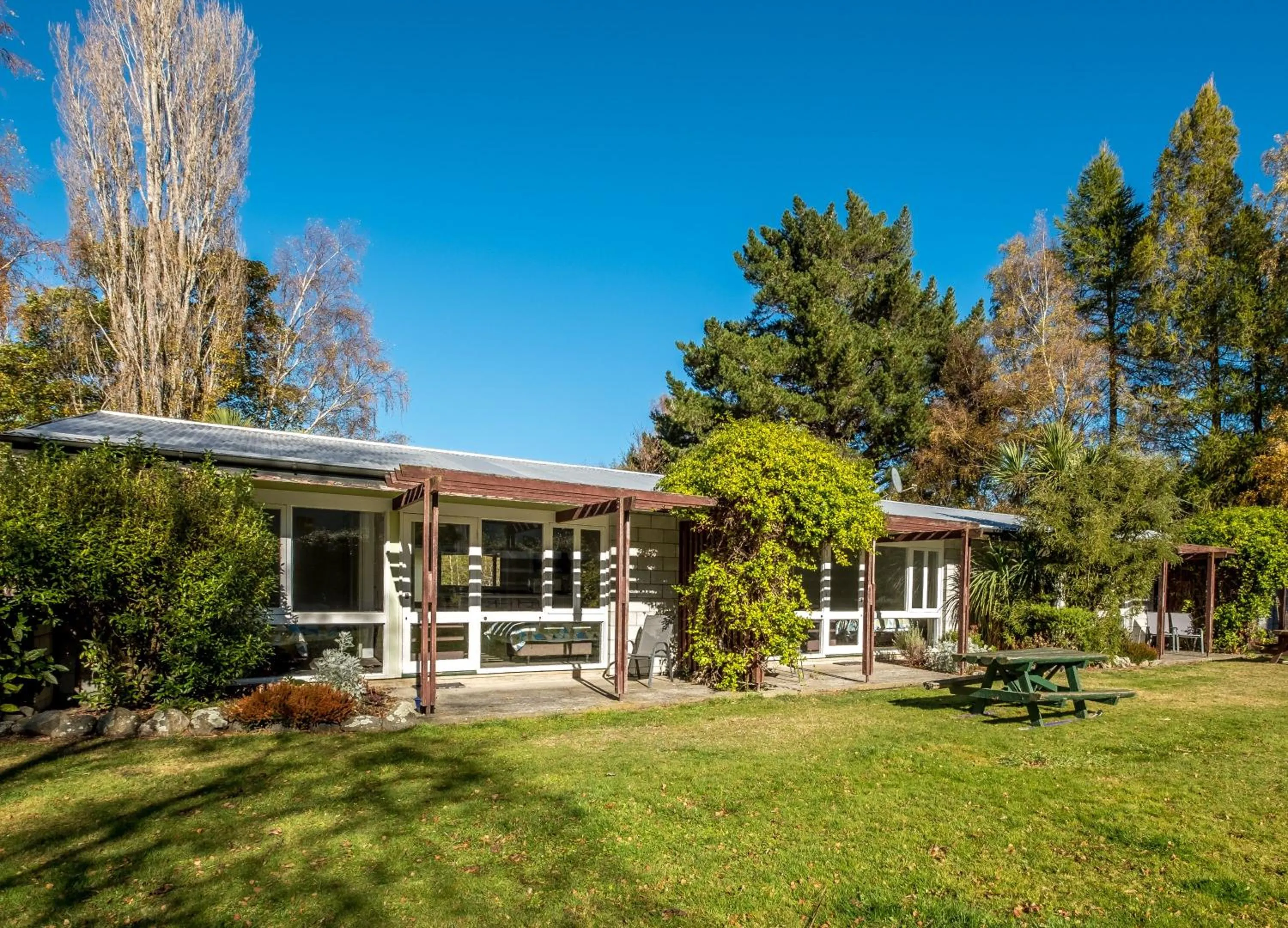Patio in Alpine Adventure Holiday Park
