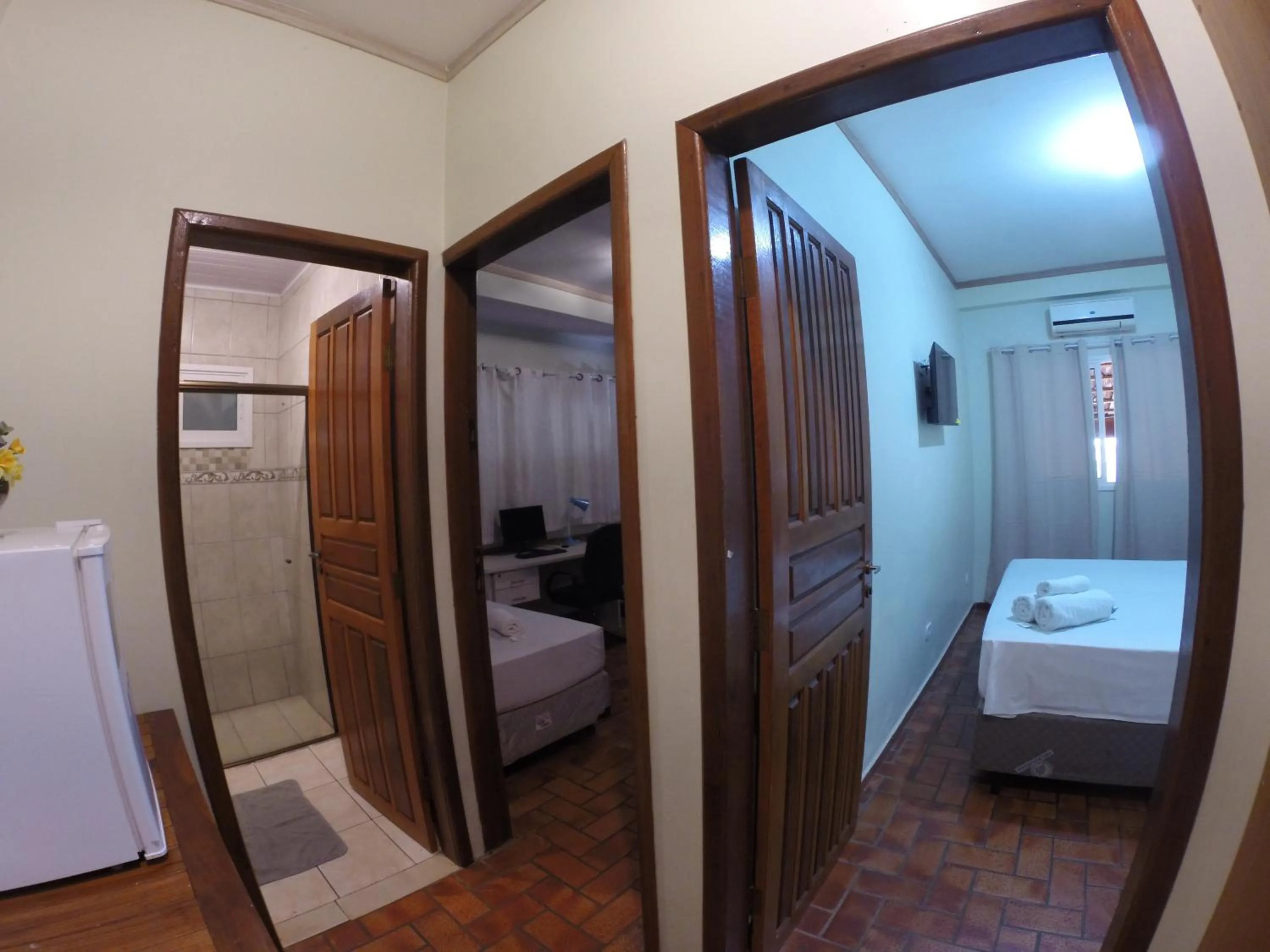 Bed in POUSADA EVELINA