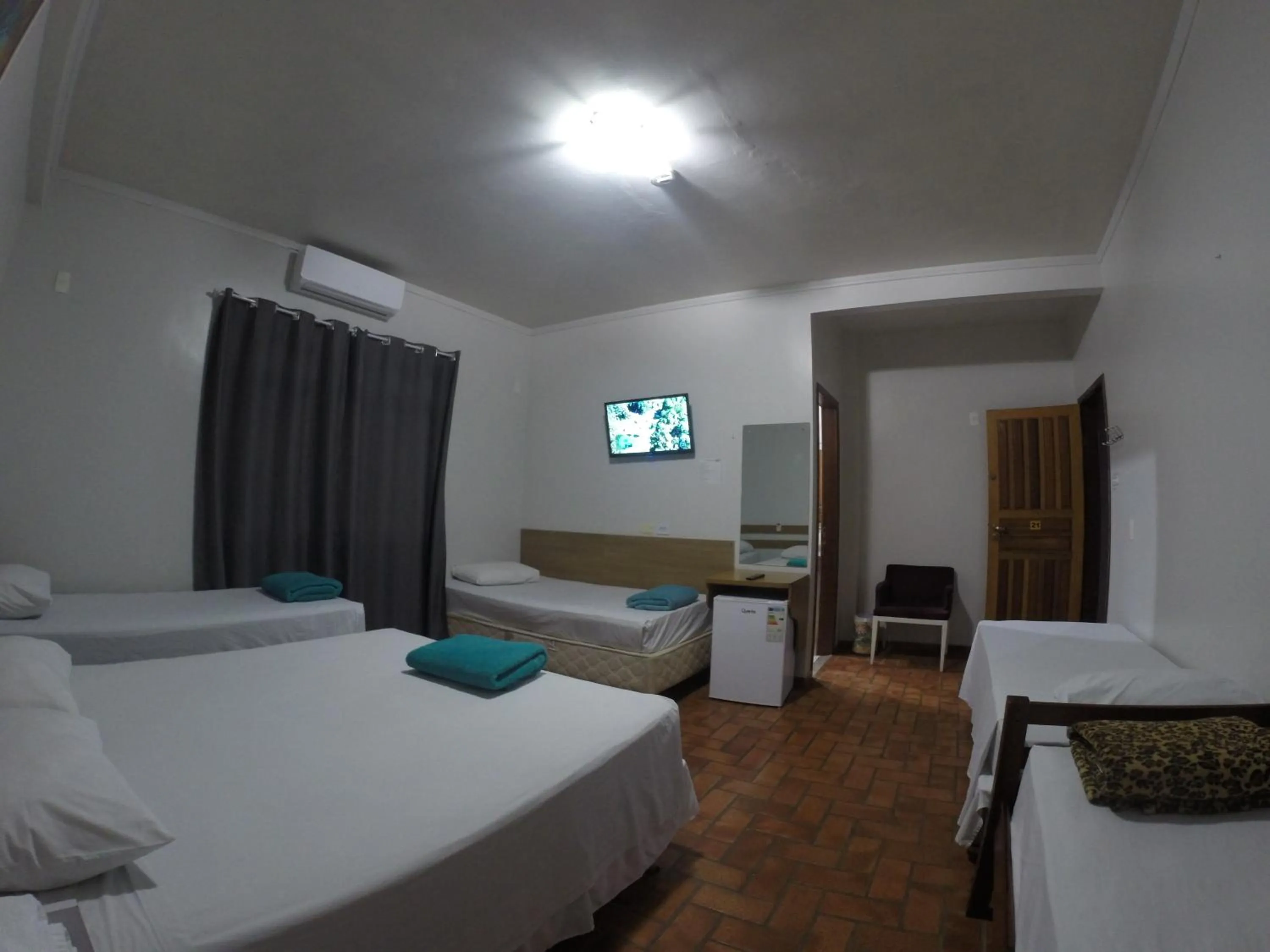 Bed in POUSADA EVELINA