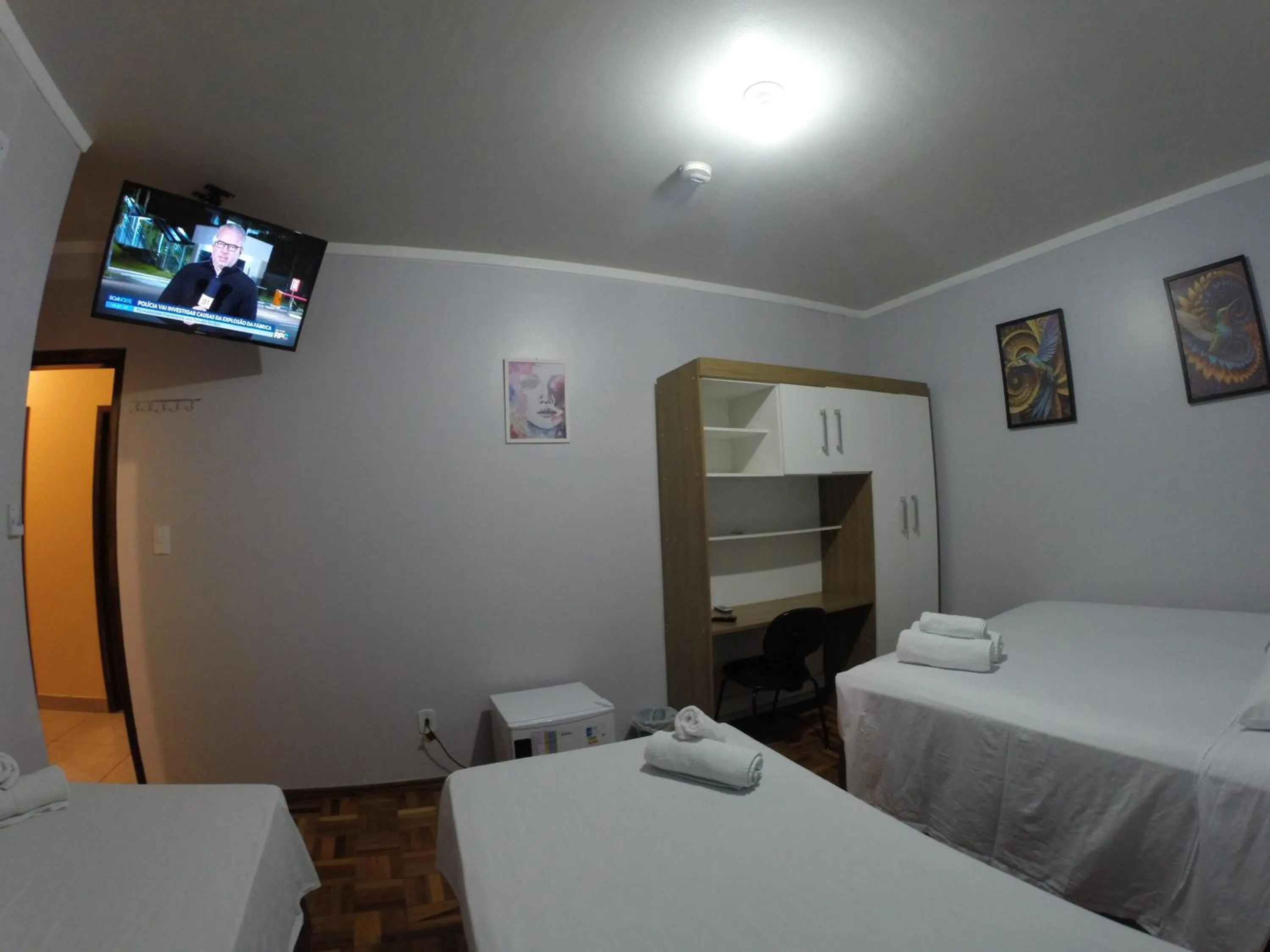 Bed in POUSADA EVELINA