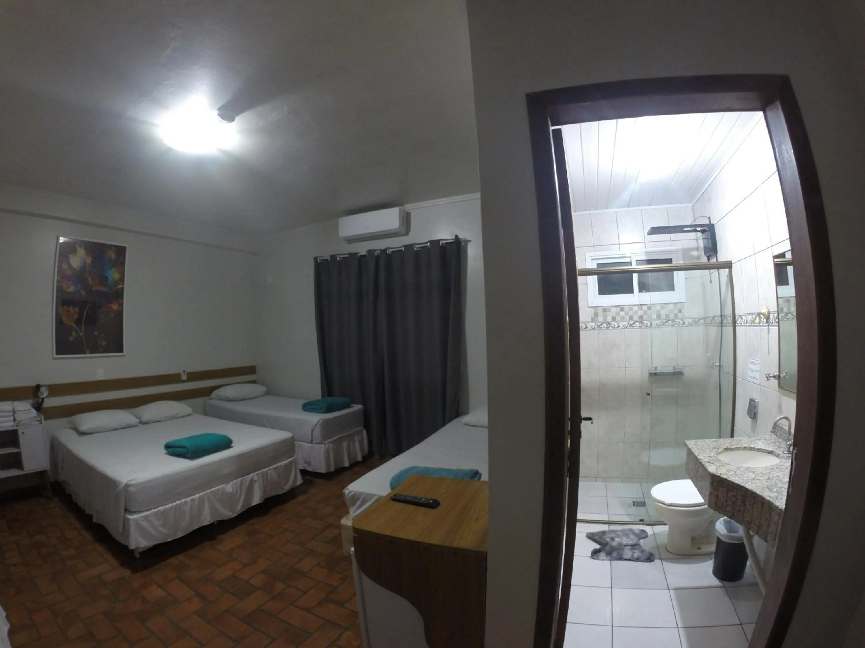 Bed in POUSADA EVELINA