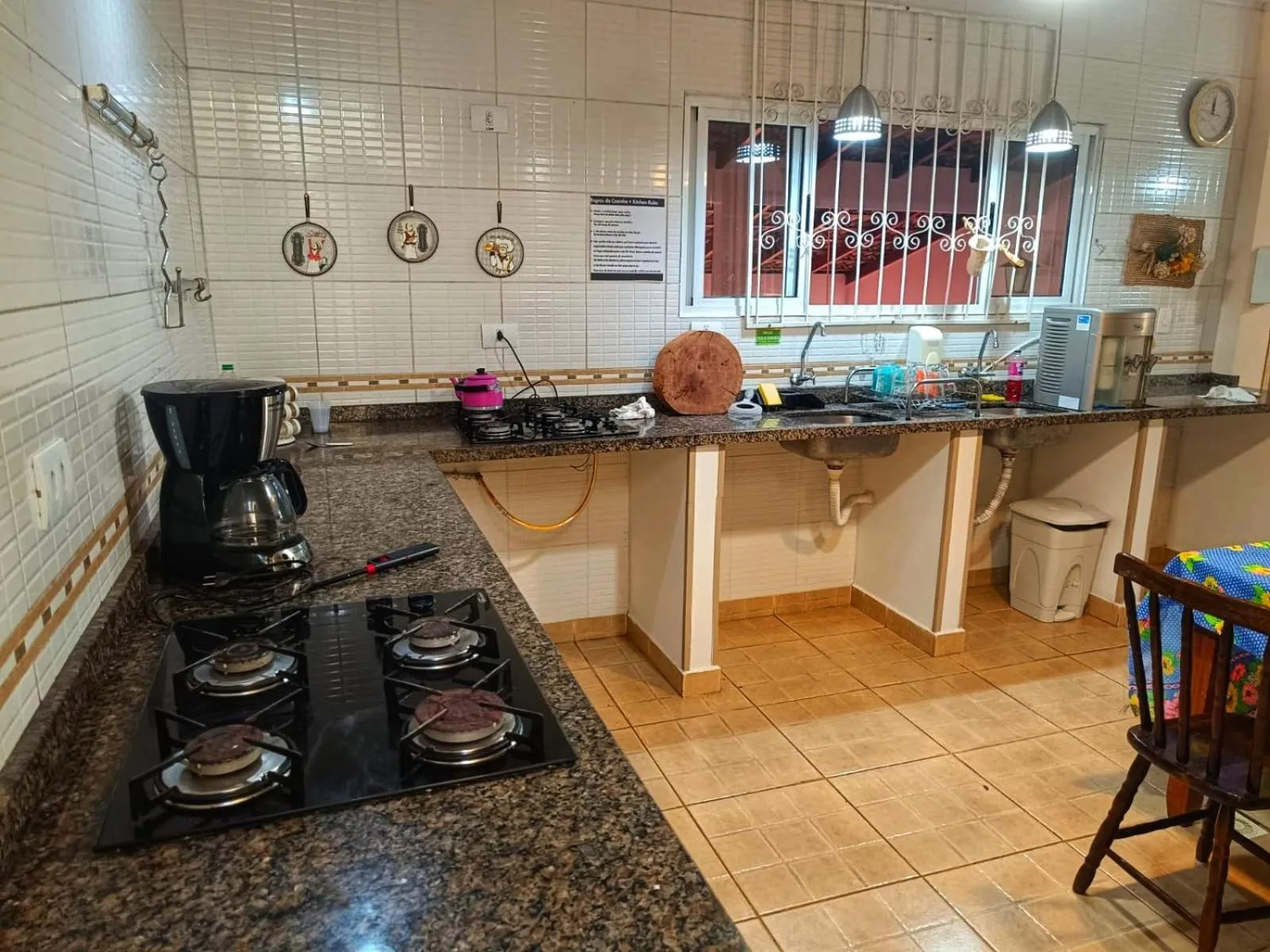 Kitchen or kitchenette in POUSADA EVELINA