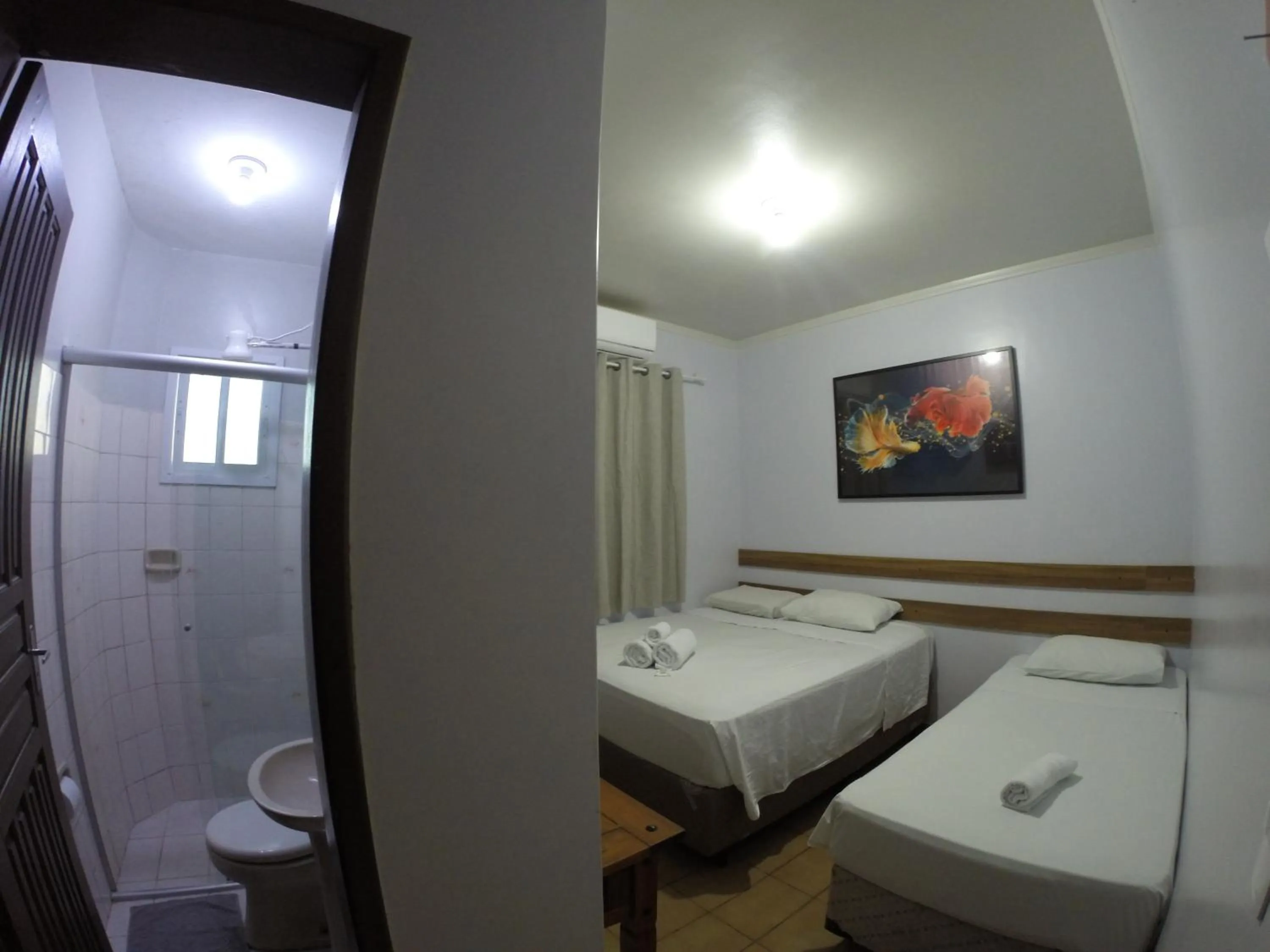 Bed in POUSADA EVELINA