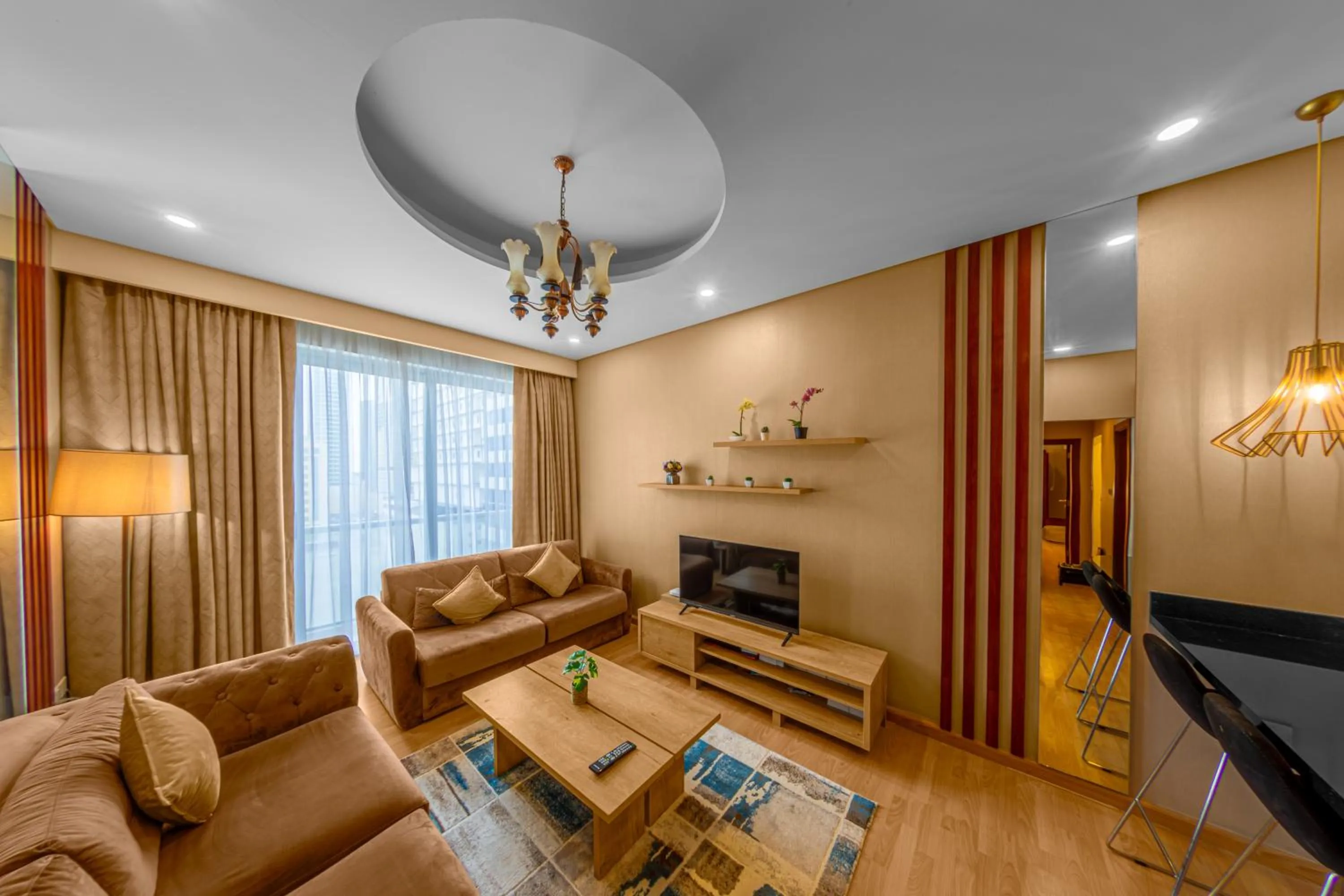 Living room in Afaq Tower