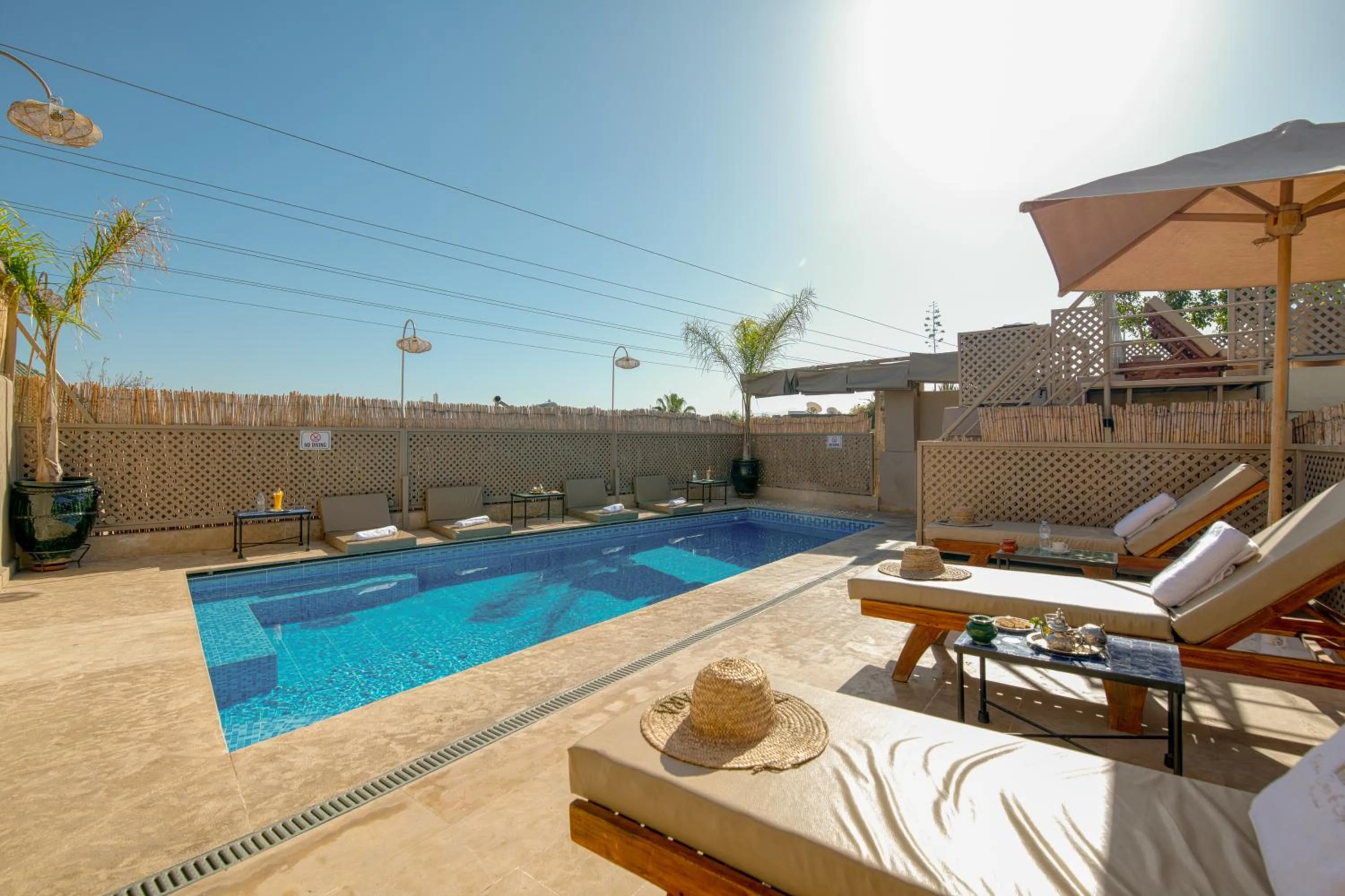 Swimming pool in Palais Tara & Spa