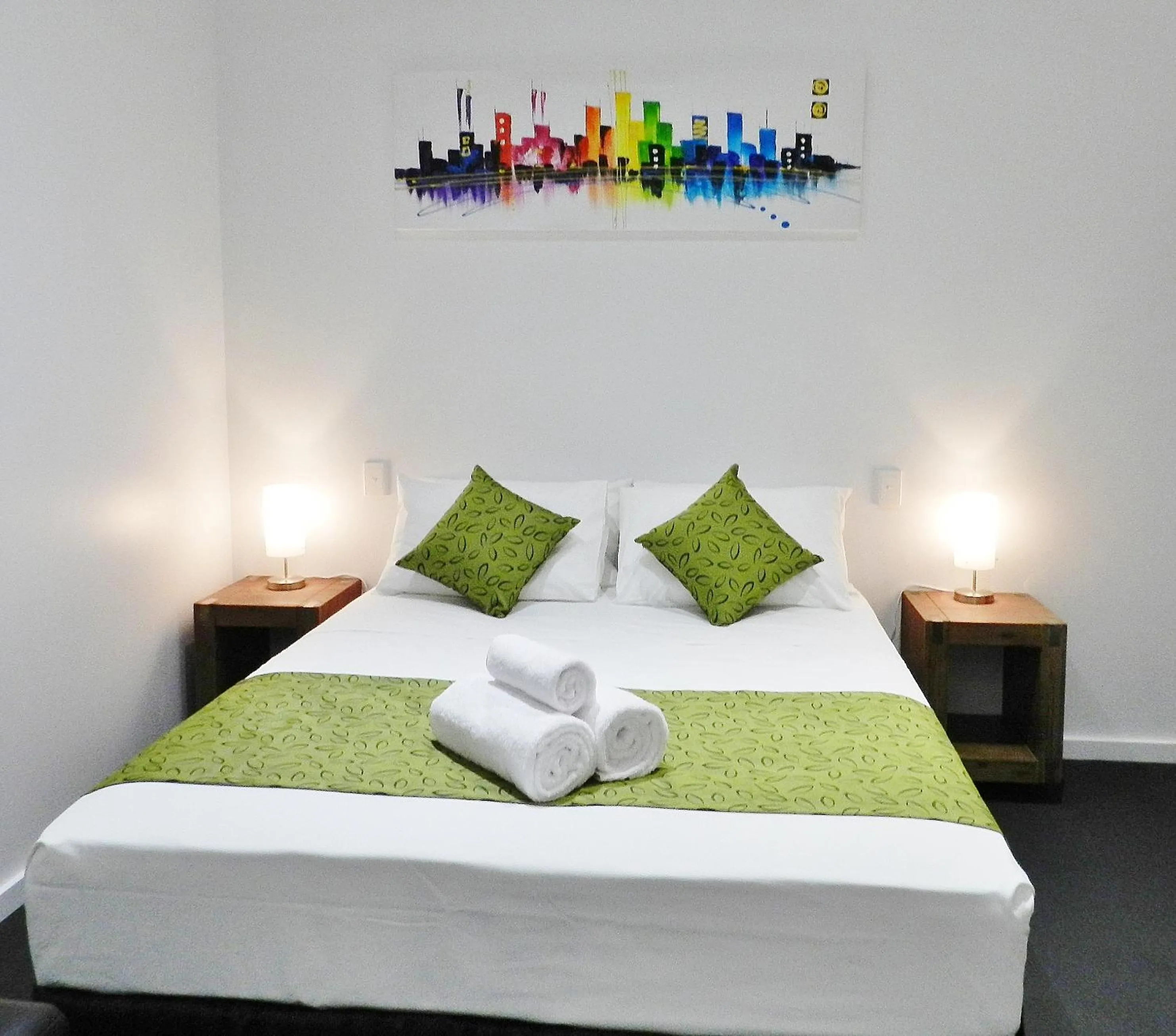 Bed in Copper City Motel