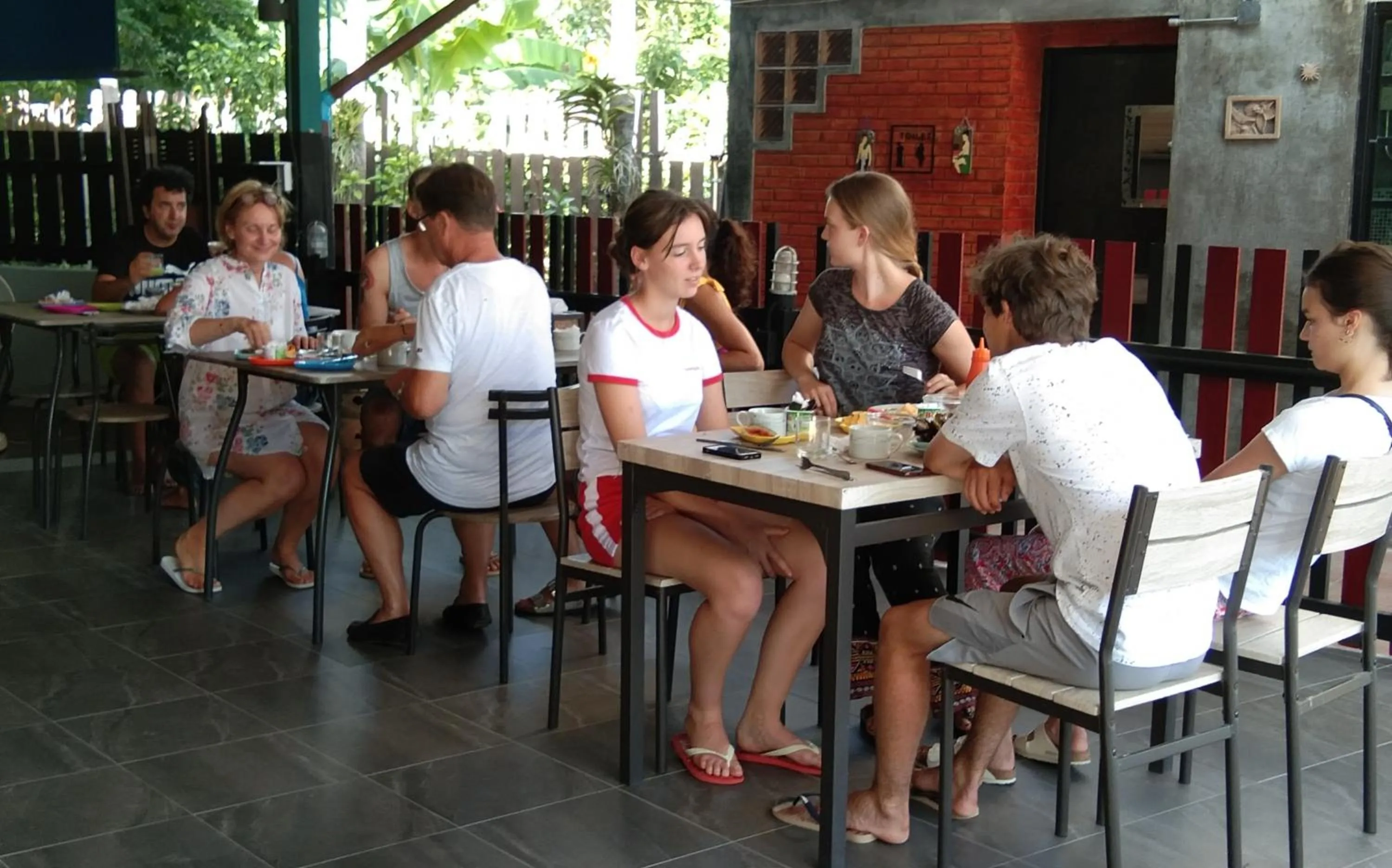 group of guests in Q Zone Boutique House