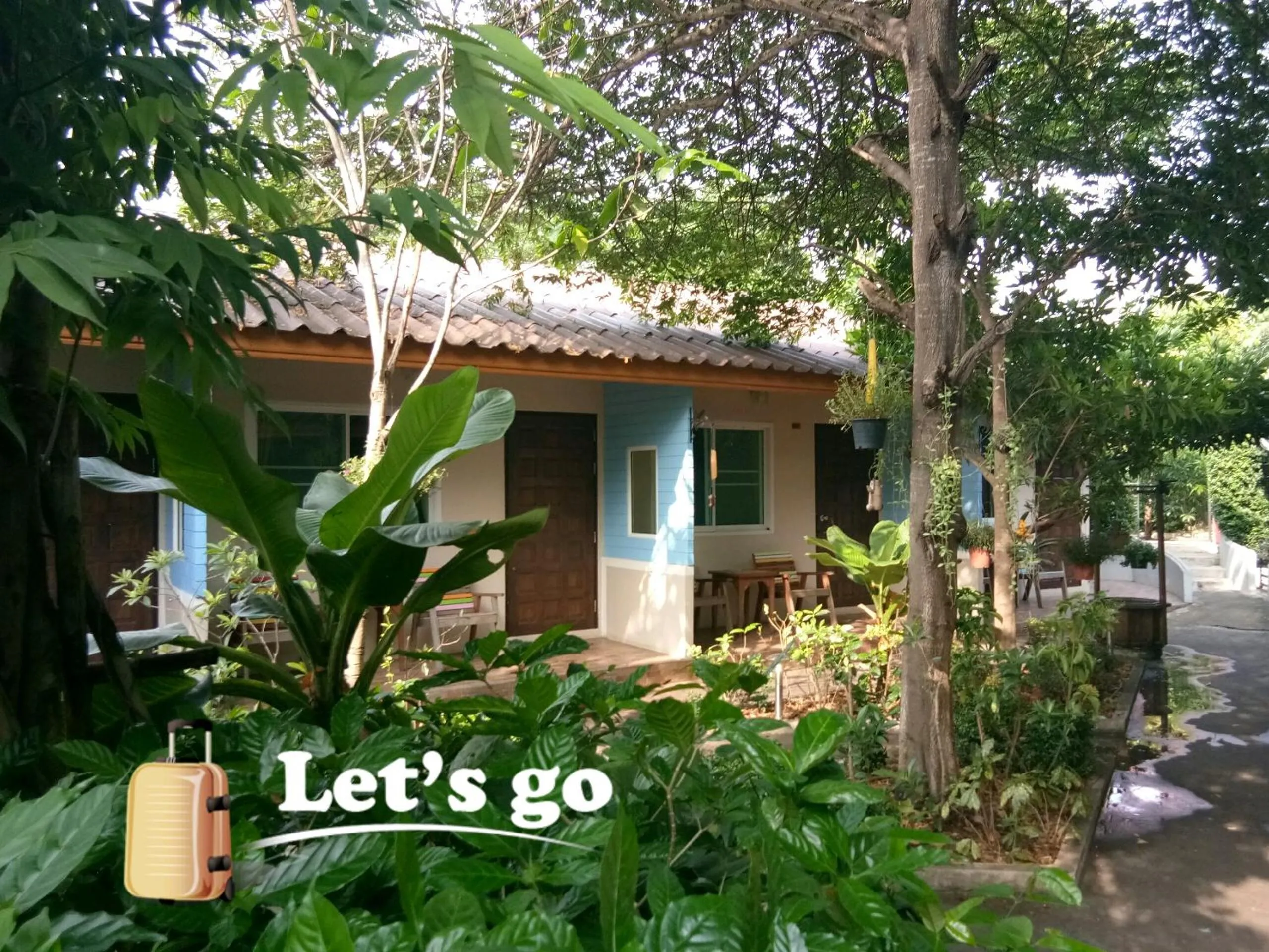 Garden view in Q Zone Boutique House