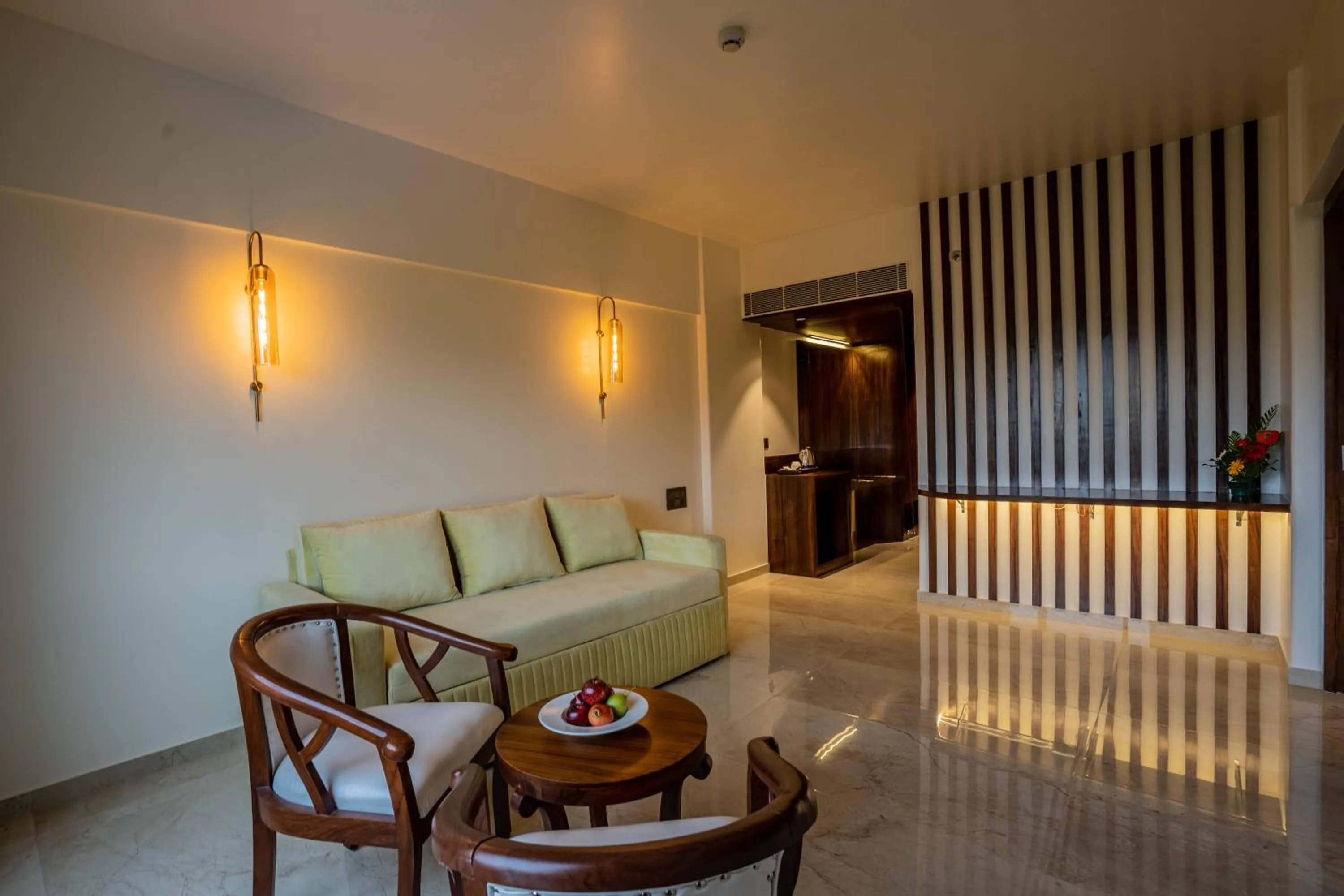 Living room in Mastiff Grand The Sia Palace Suites & Banquets, Khopoli, Near Imagica