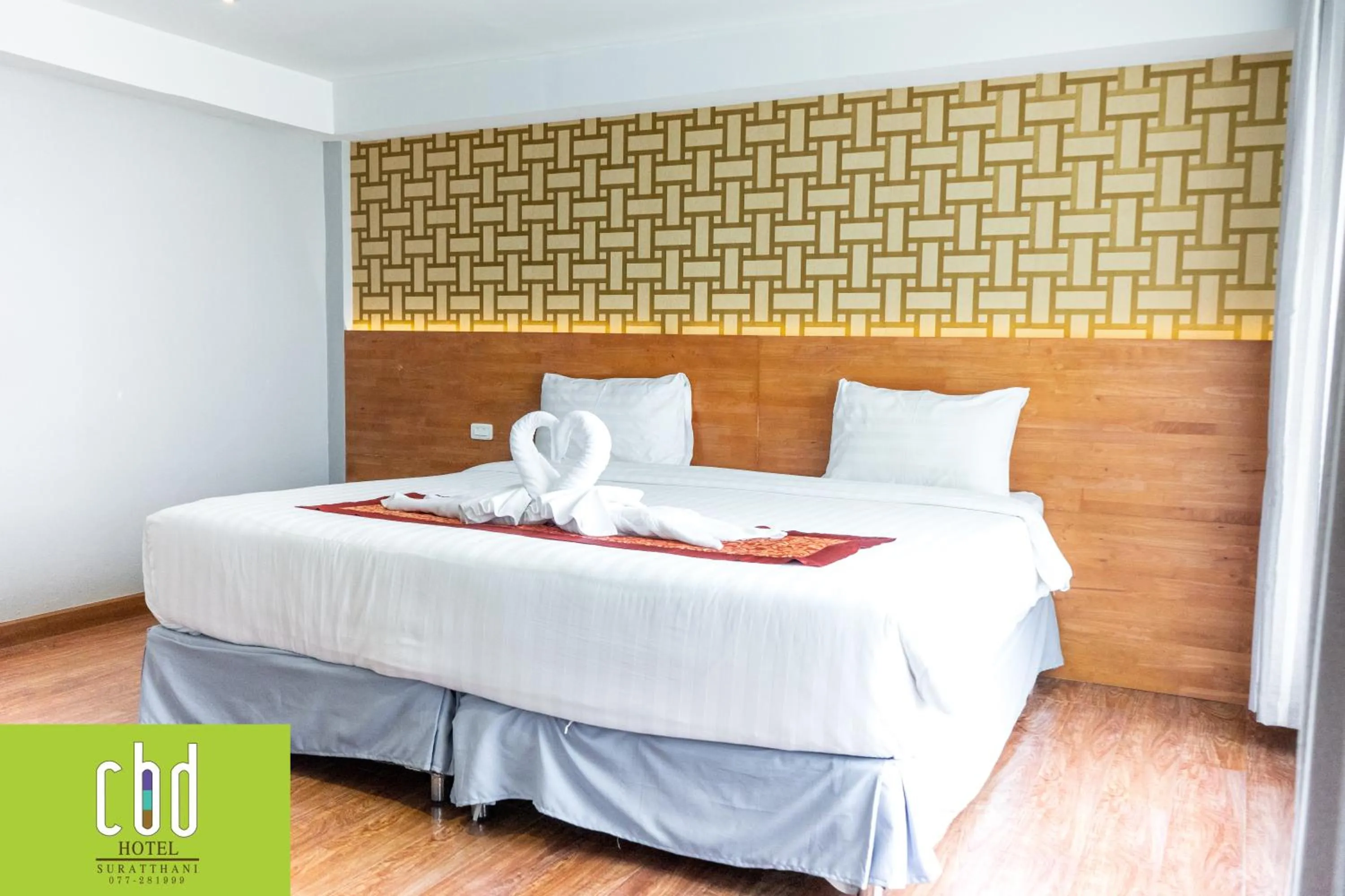 Bed in CBD Hotel Suratthani