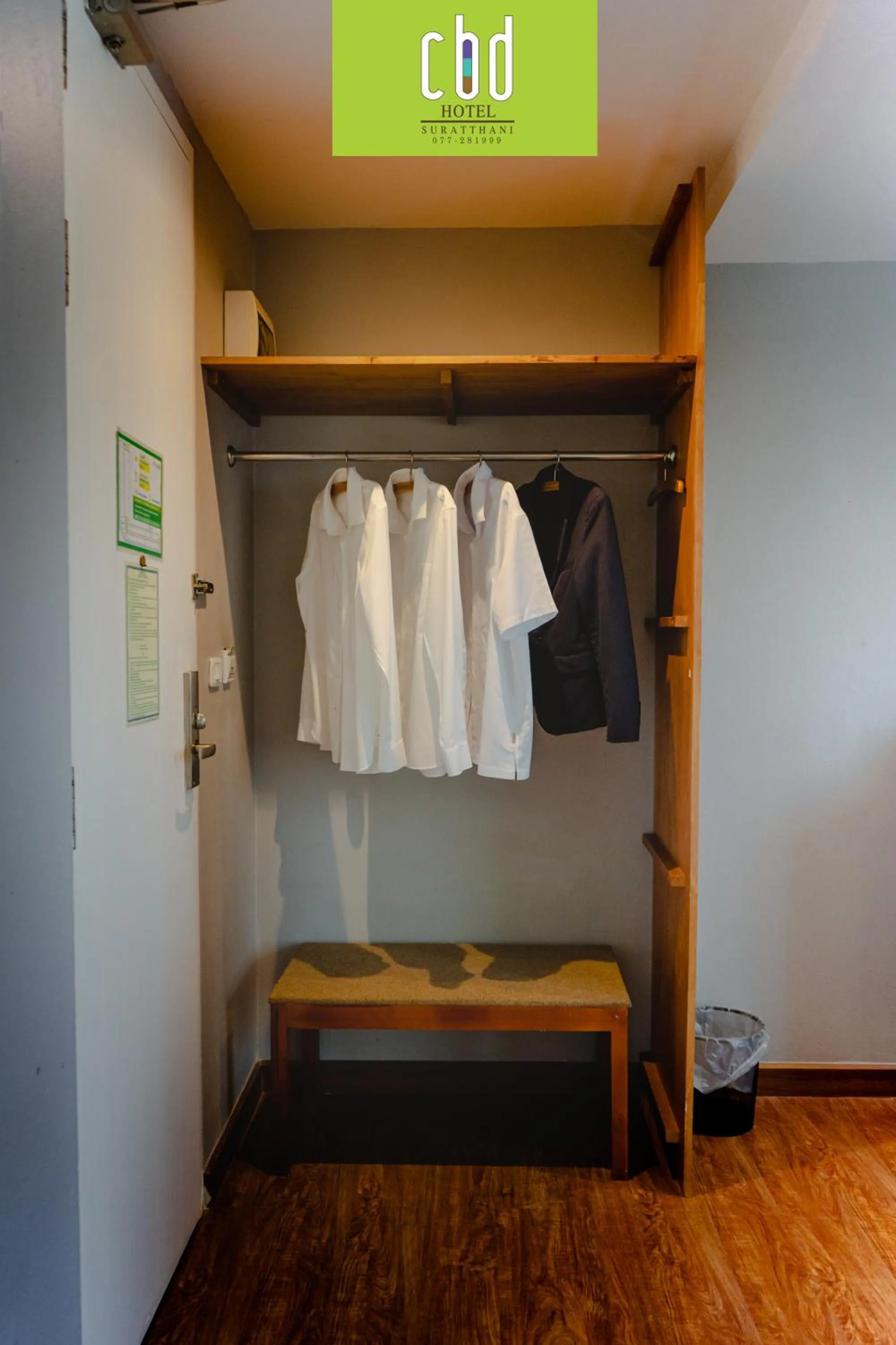 wardrobe in CBD Hotel Suratthani