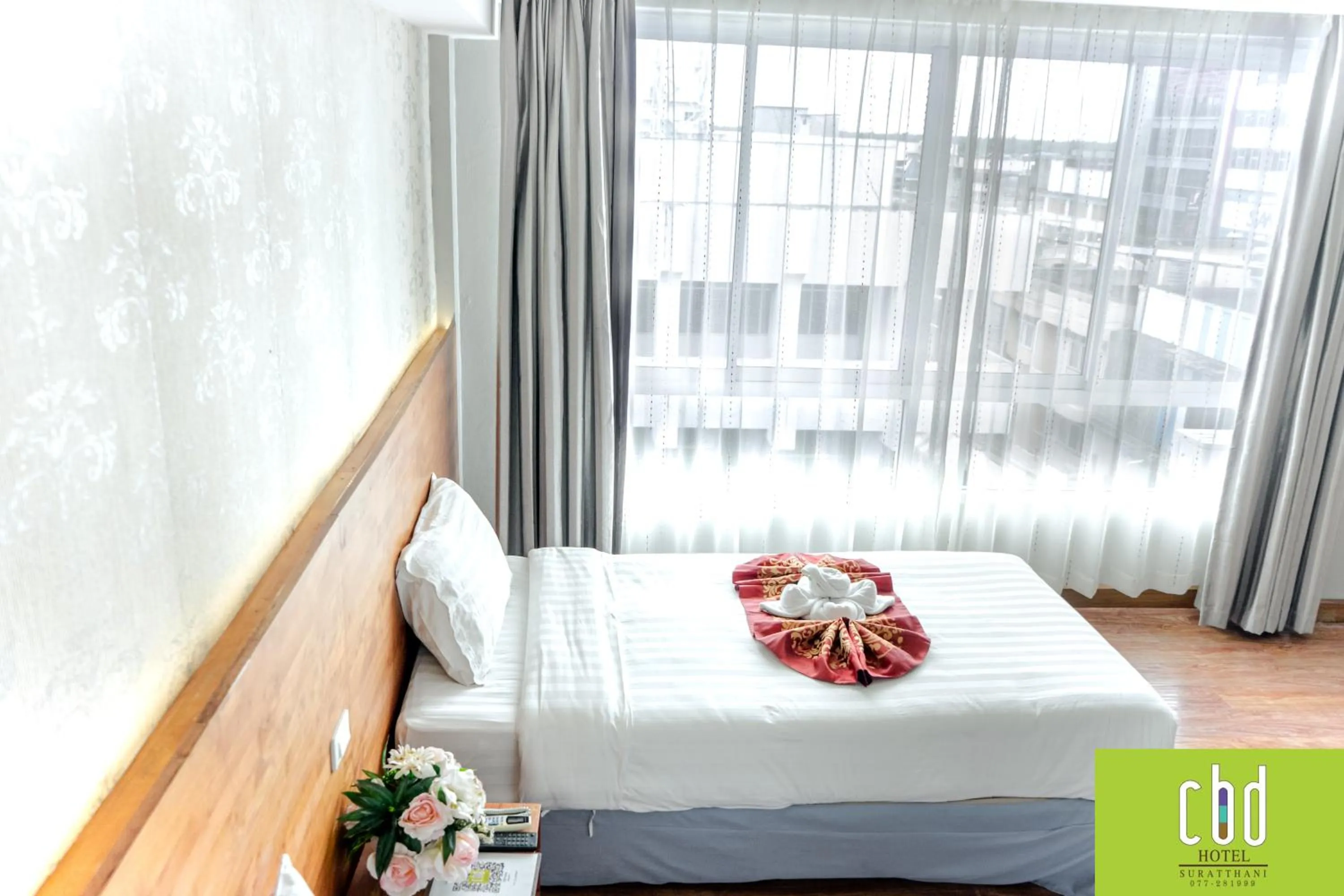 Bed in CBD Hotel Suratthani