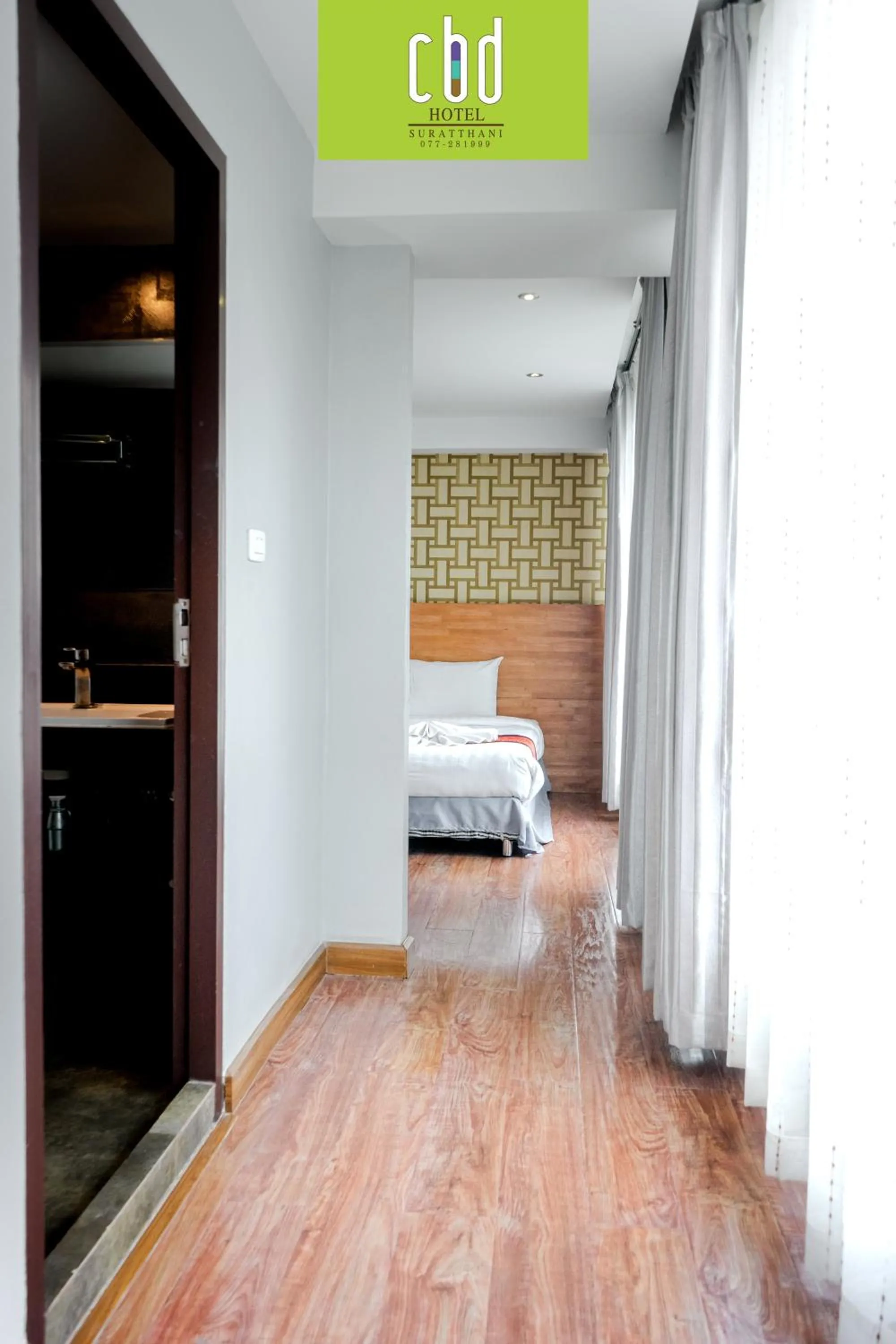 Bed in CBD Hotel Suratthani