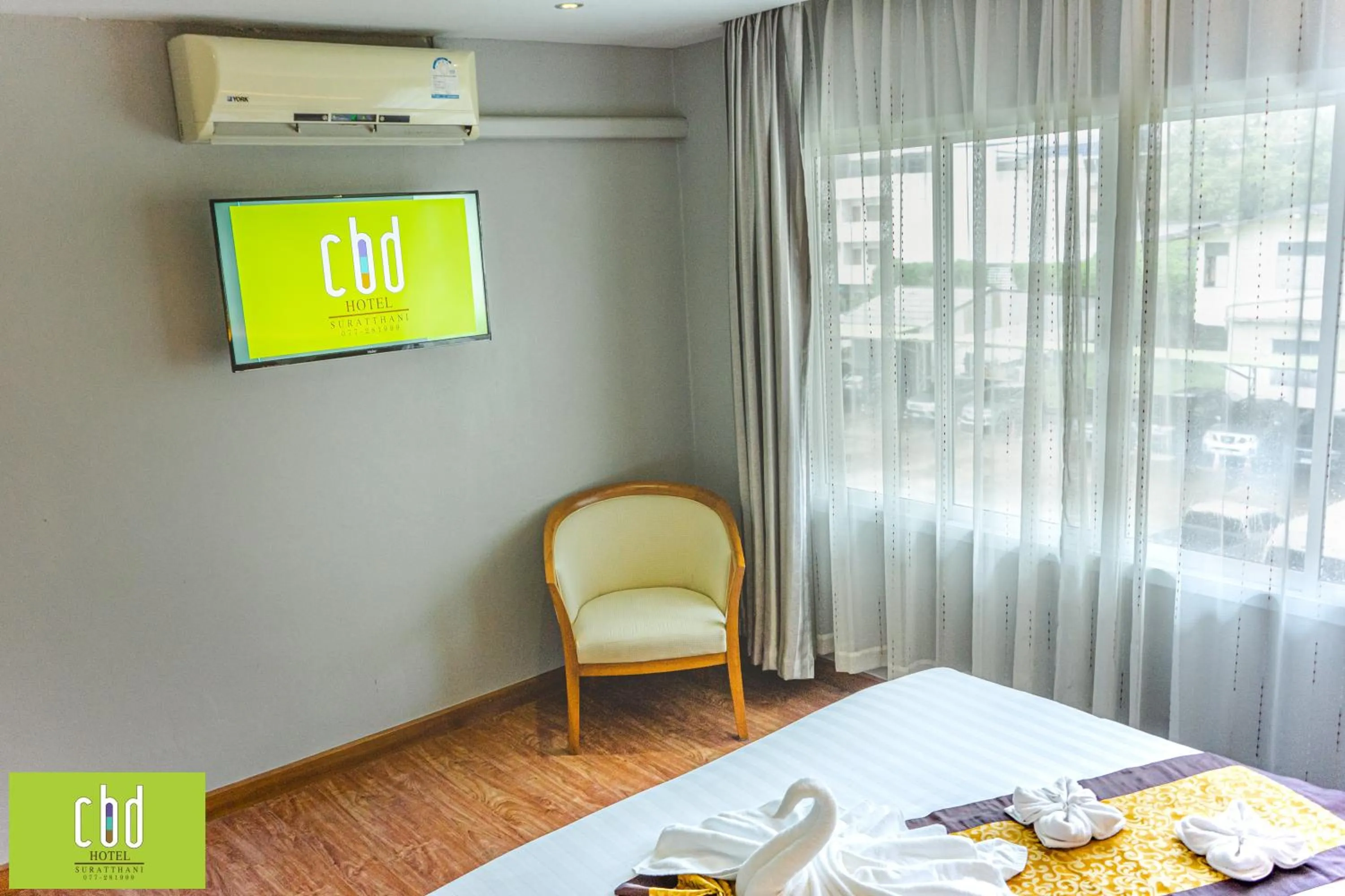 Bed in CBD Hotel Suratthani