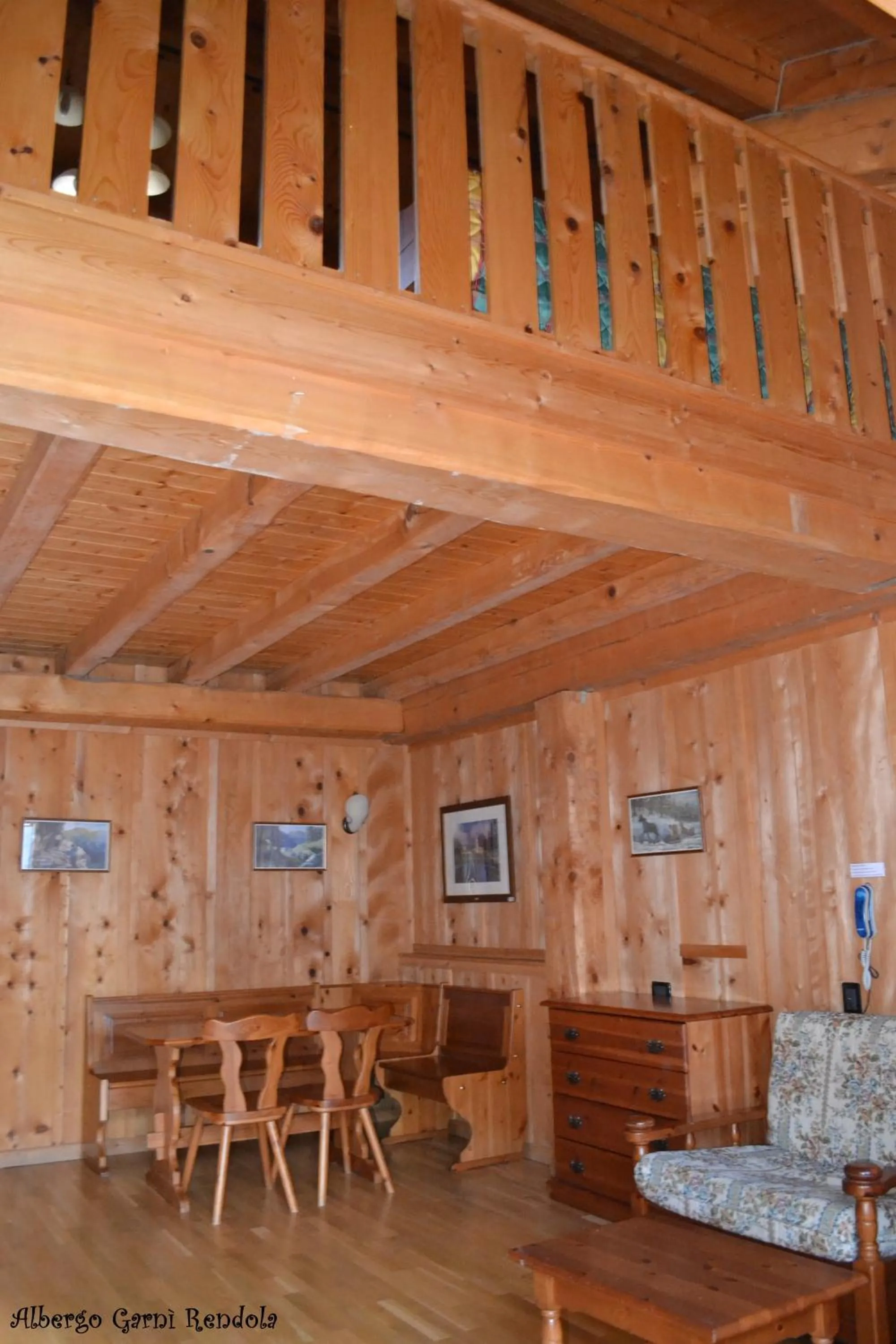 Living room in Albergo Rendola