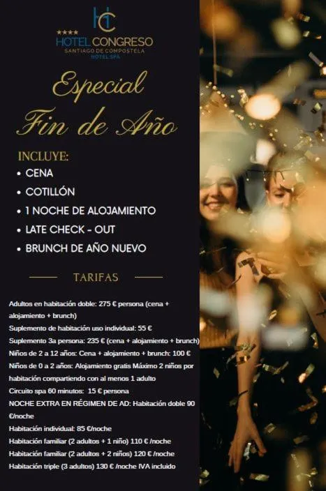 Text overlay in Hotel Spa Congreso