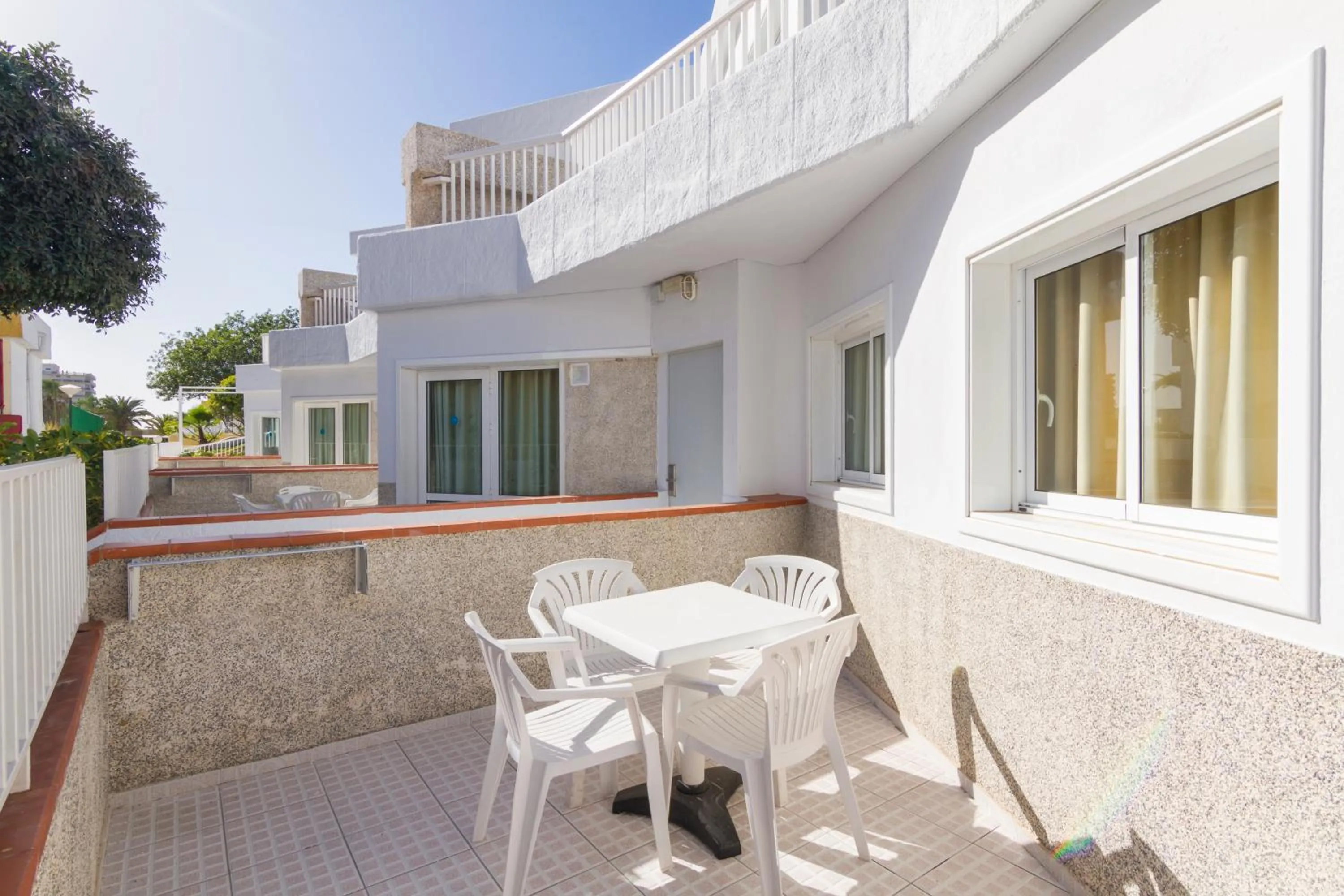 Balcony/Terrace in Checkin Bungalows Atlántida