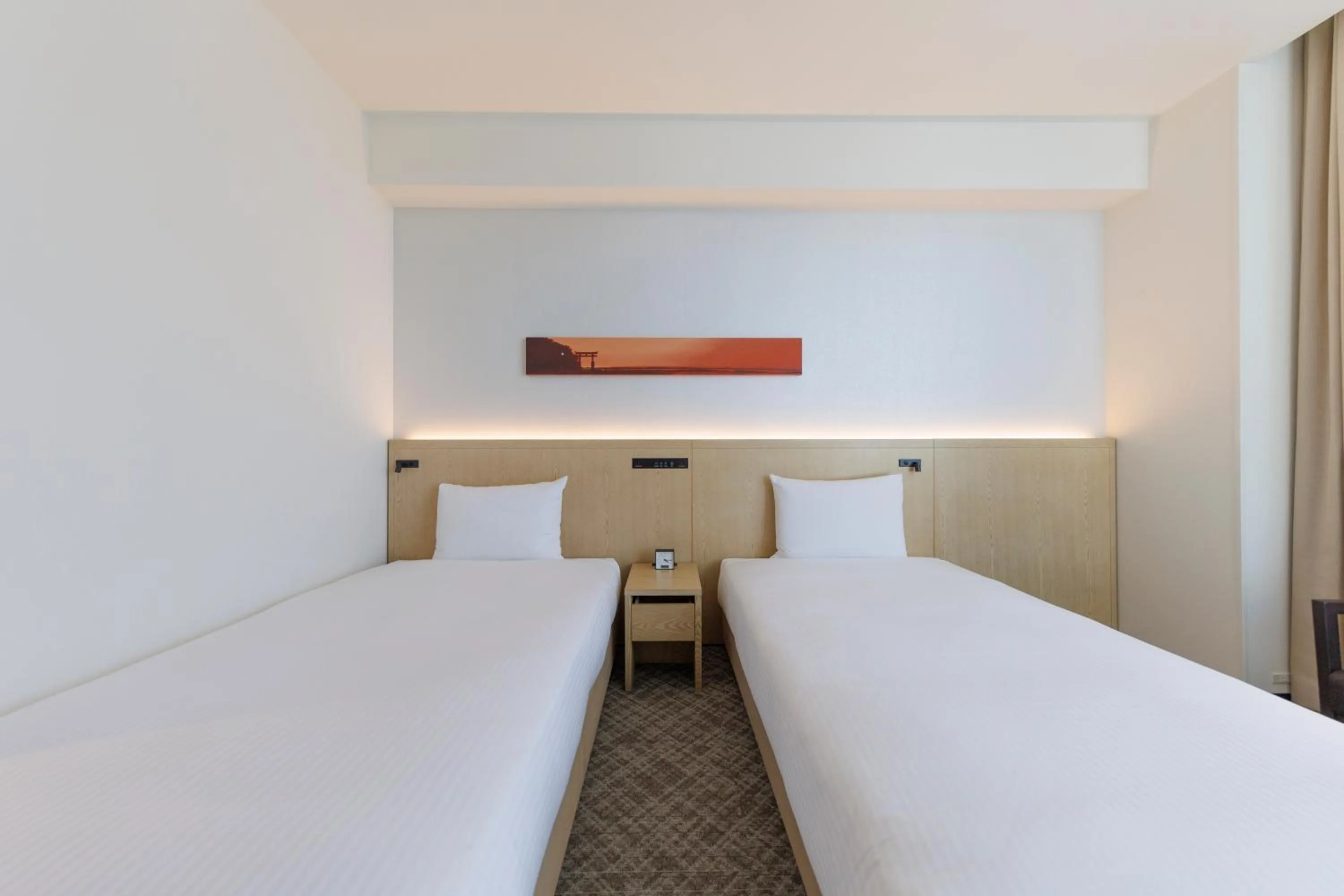 Bed in JR Kyushu Hotel Blossom Shinjuku