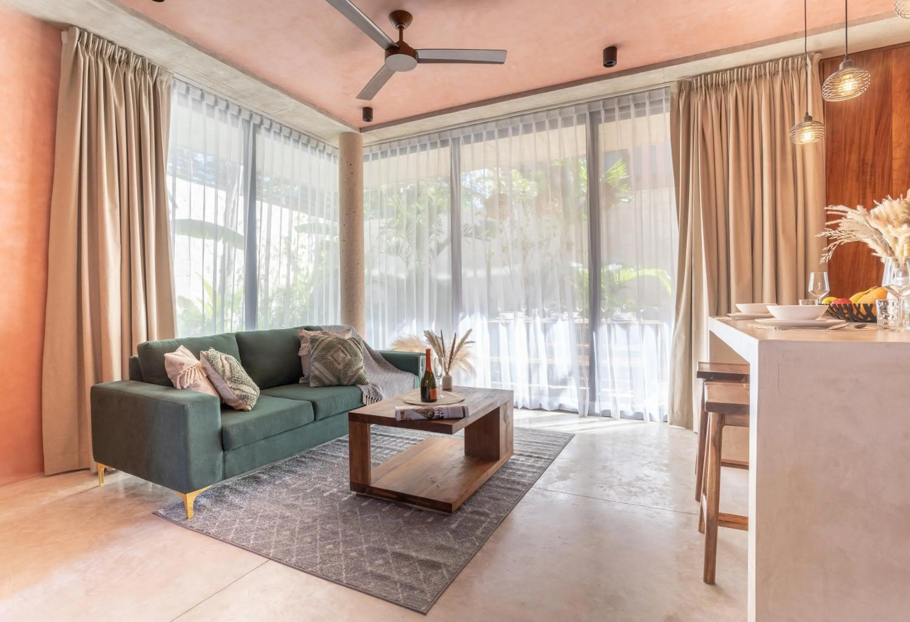 Living room in Entorno Tulum - Luxury Villas