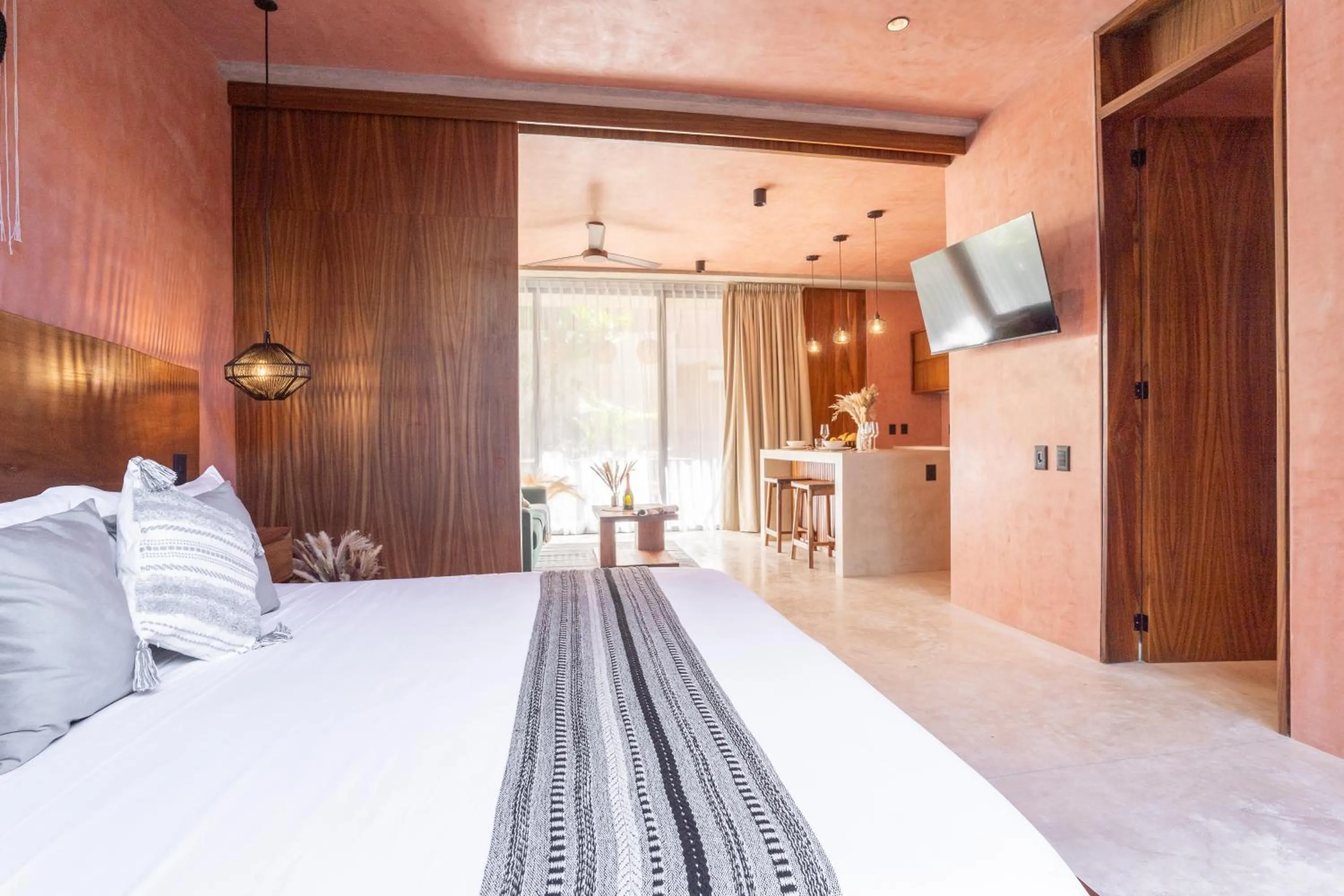 Bed in Entorno Tulum - Luxury Villas