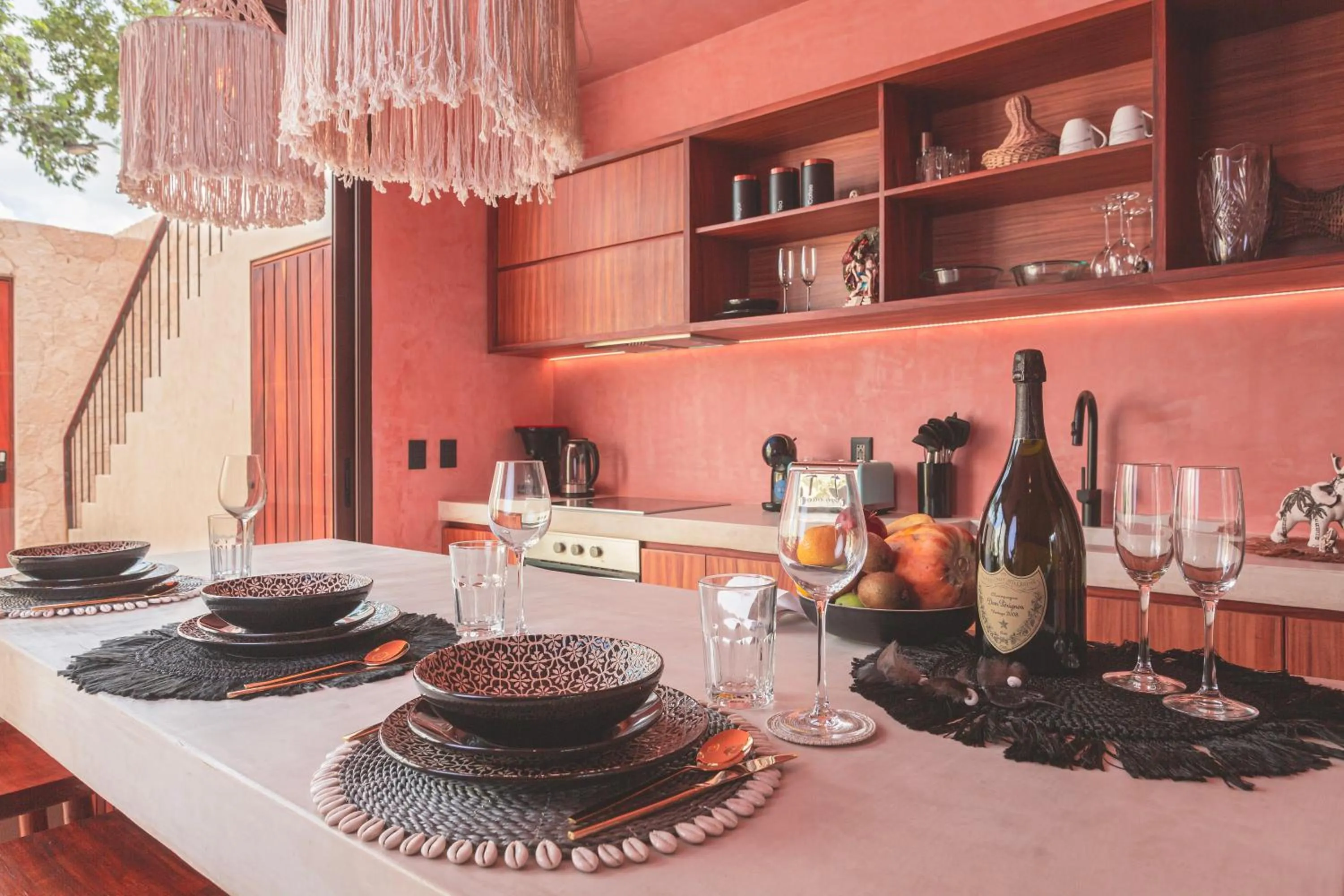 Kitchen or kitchenette in Entorno Tulum - Luxury Villas