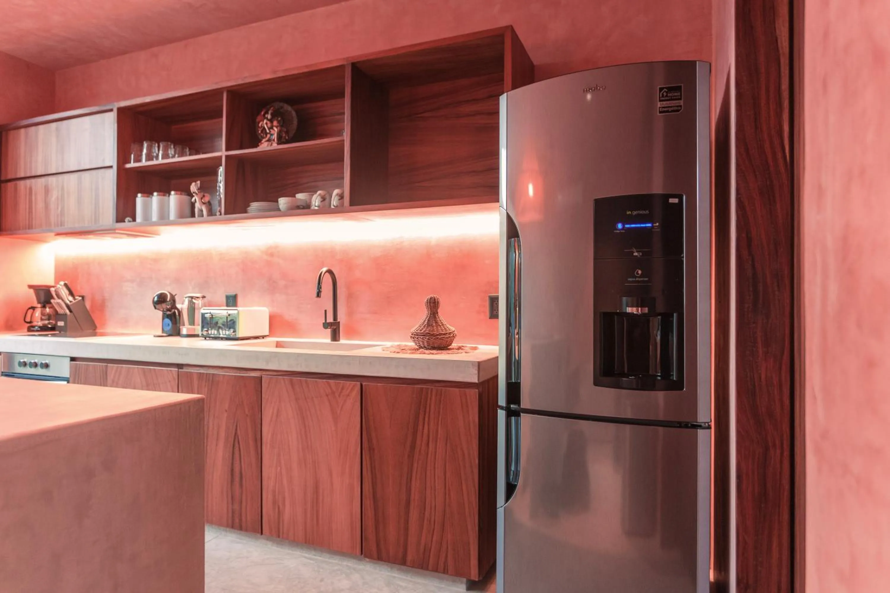 Kitchen or kitchenette in Entorno Tulum - Luxury Villas