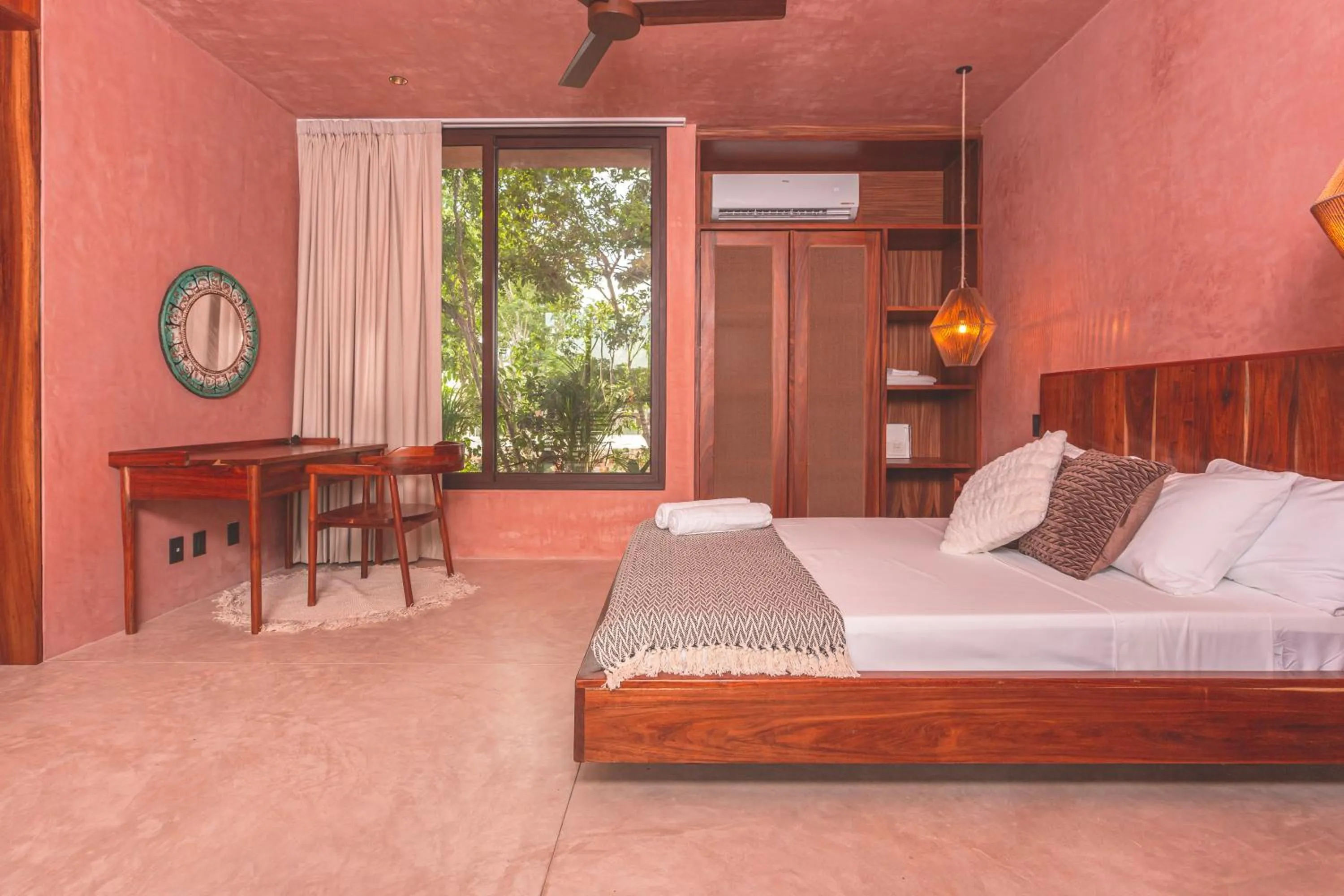 Living room, Bed in Entorno Tulum - Luxury Villas