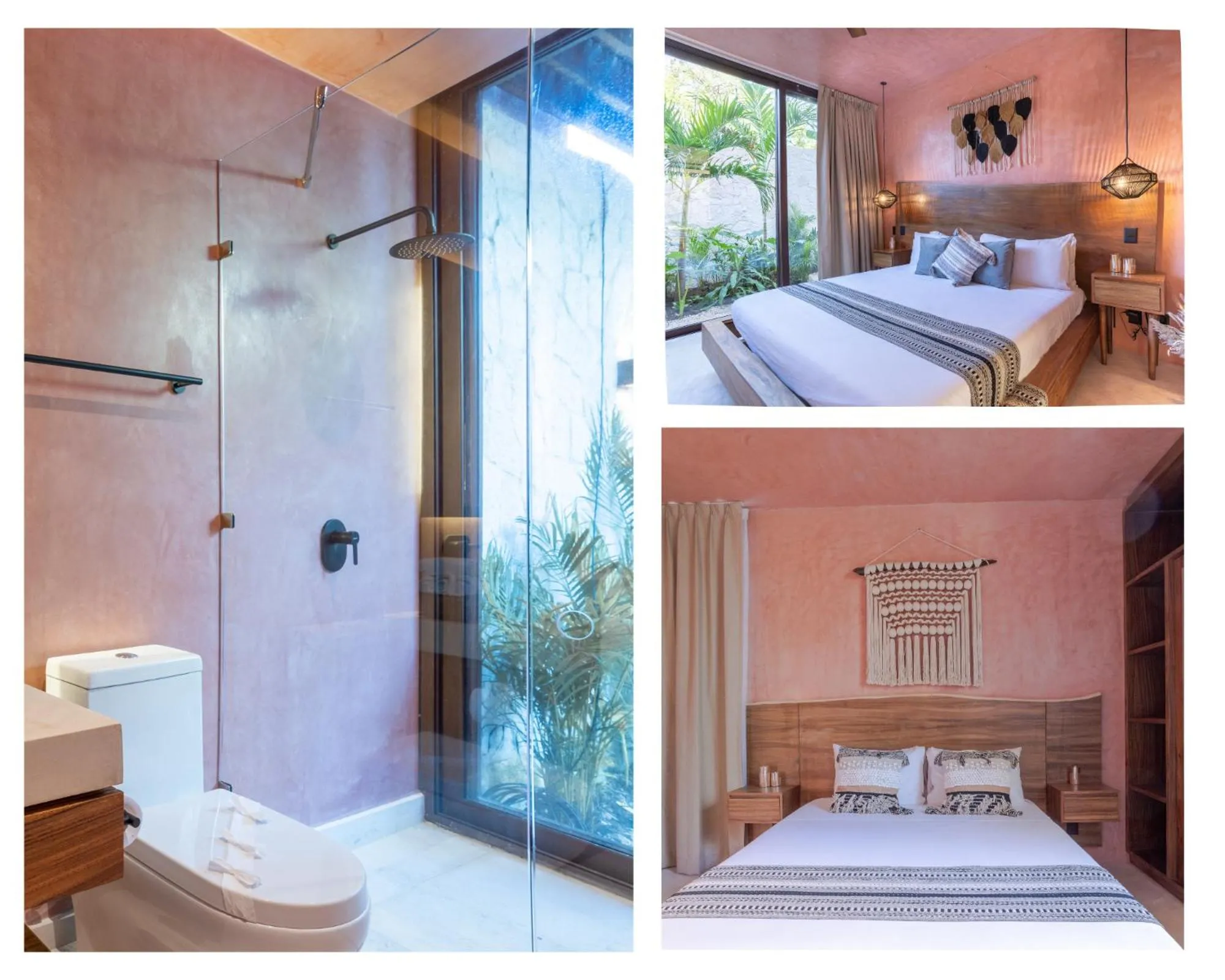 Bathroom, Bed in Entorno Tulum - Luxury Villas