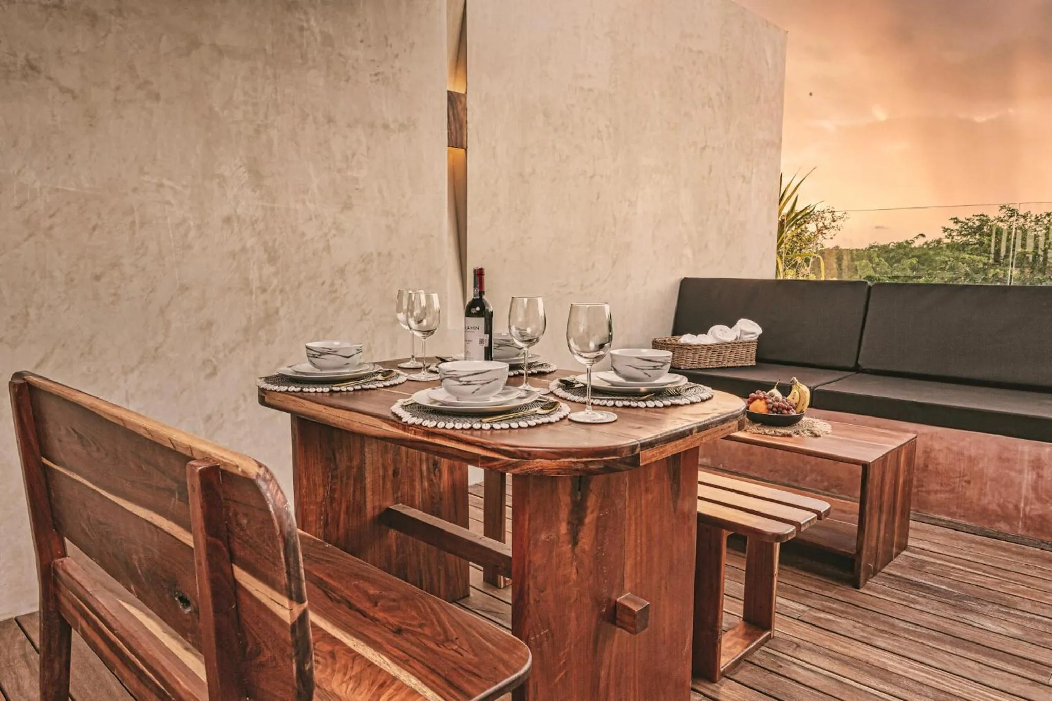 Living room in Entorno Tulum - Luxury Villas