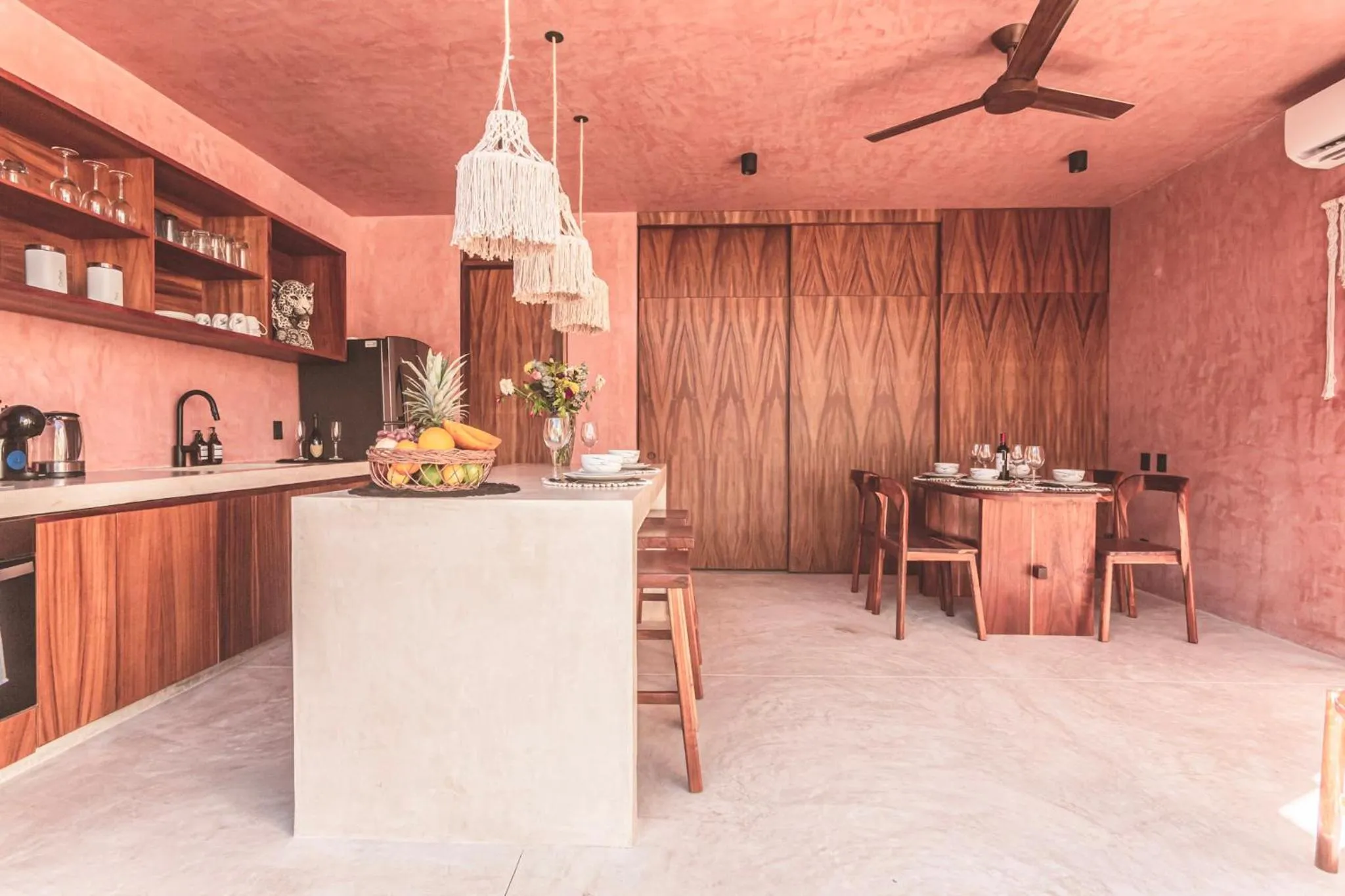 Kitchen or kitchenette in Entorno Tulum - Luxury Villas