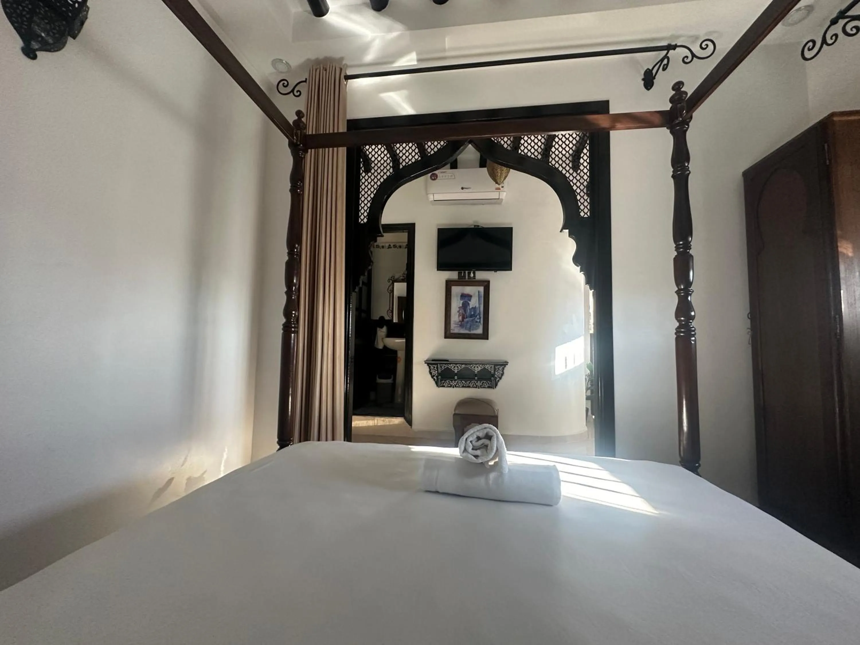 Bed in Maison d'hôtes Afassi